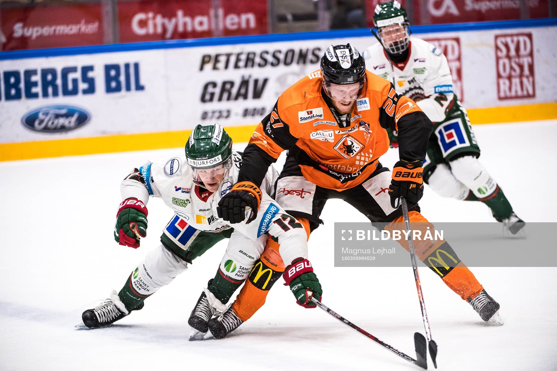 Frölundas Max Friberg  och Karlskronas Henrik Nilsson