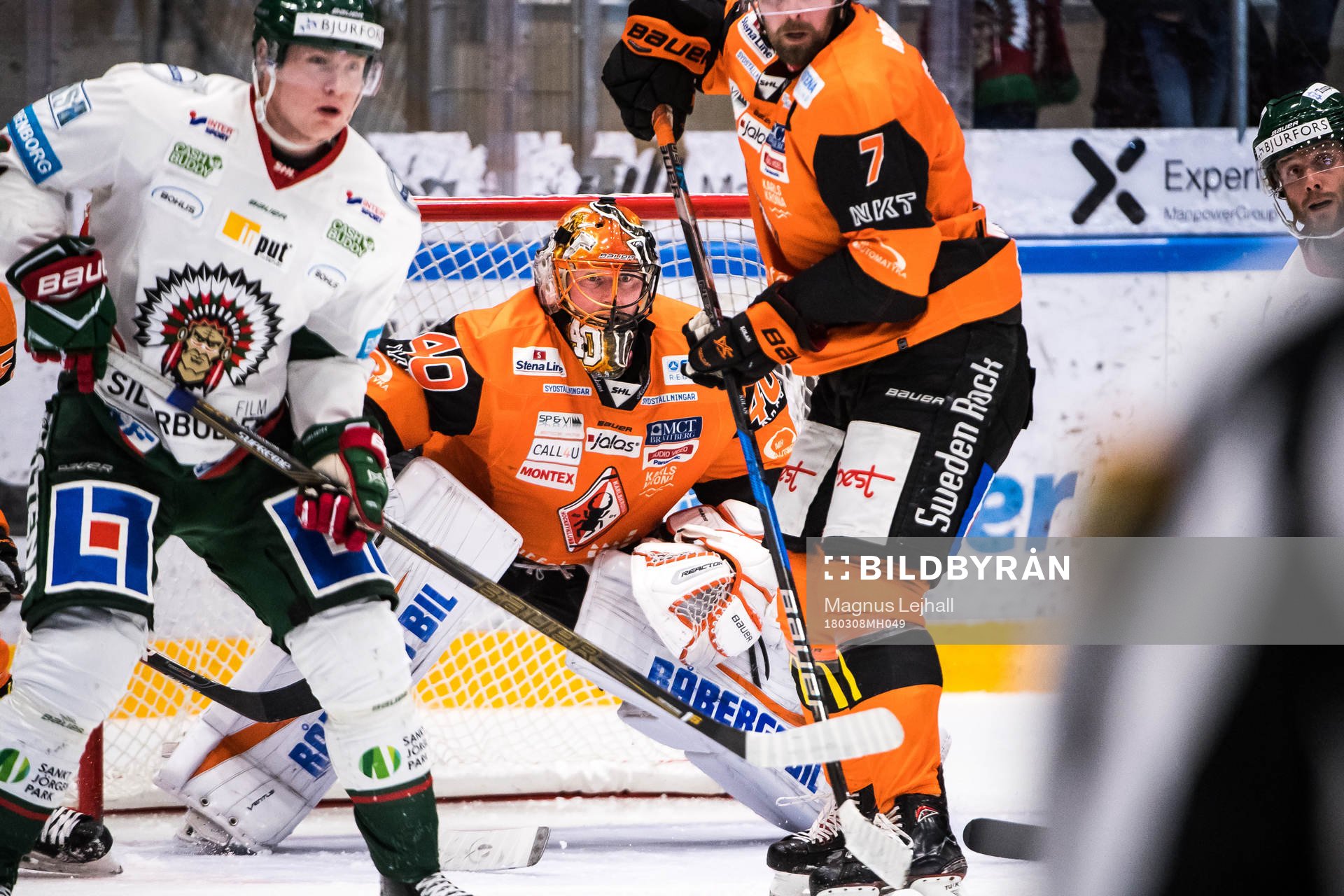 Karlskronas målvakt Johan Holmqvist