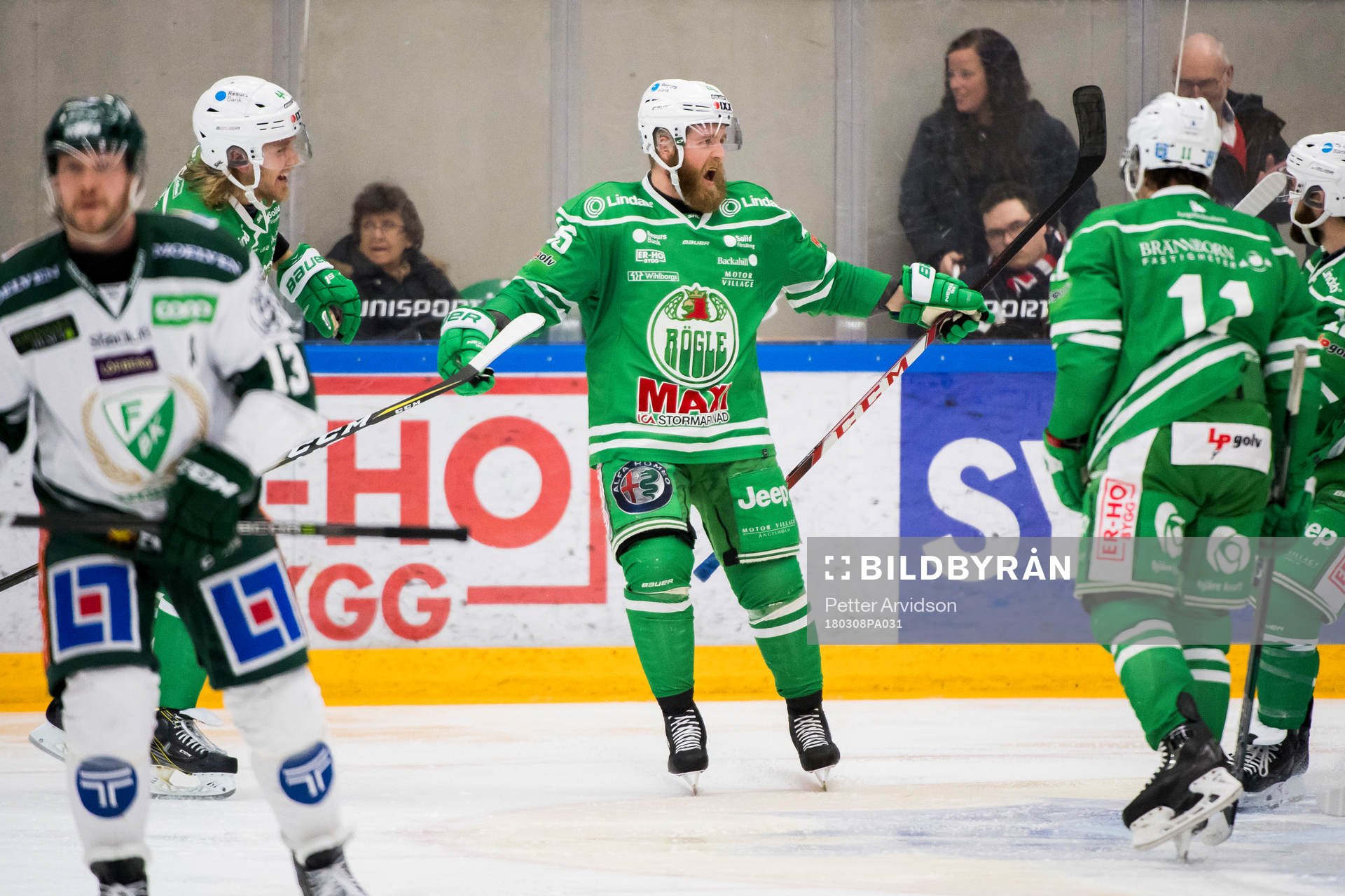 Rögles Janne Jalasvaara jublar
