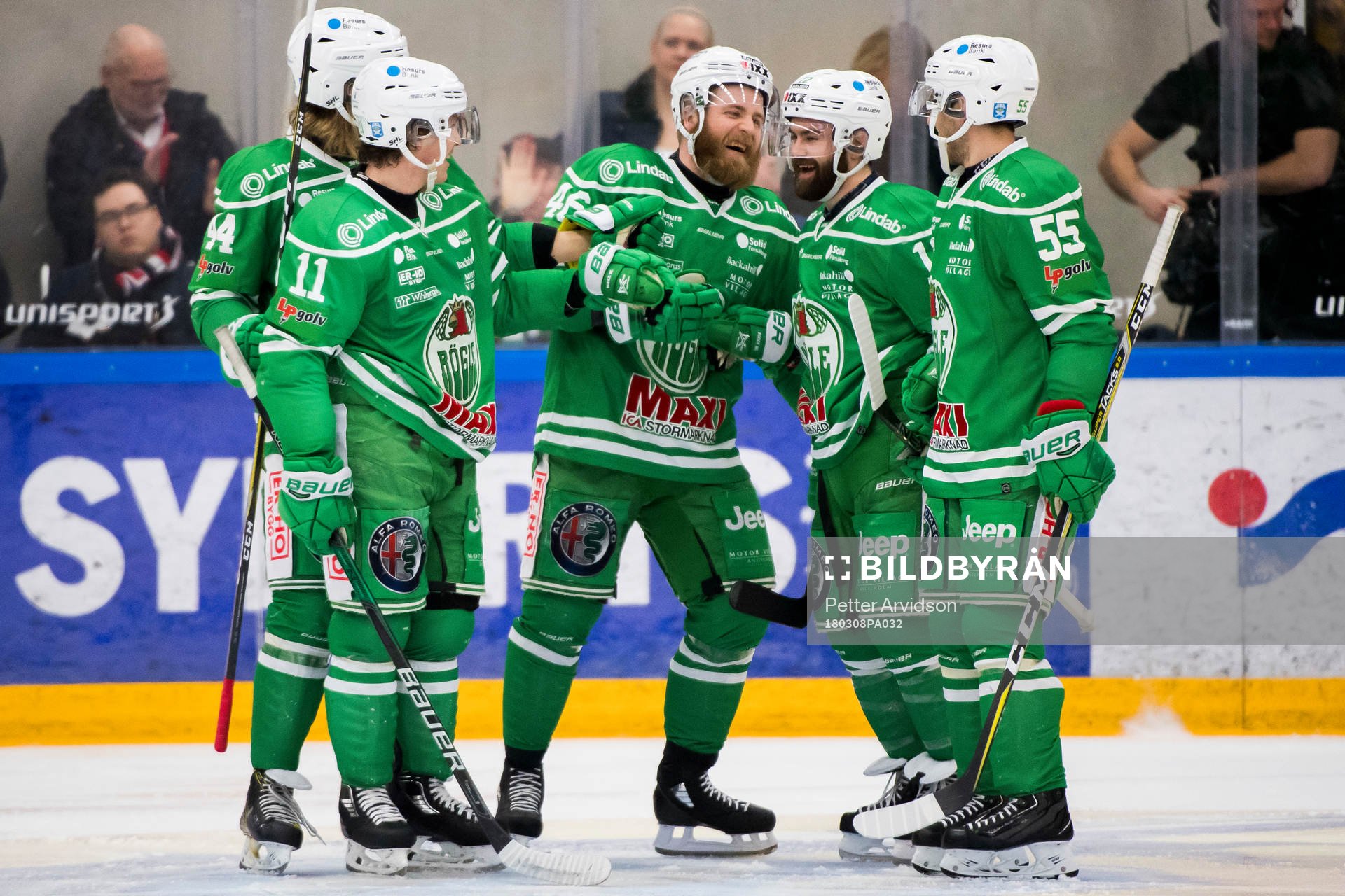 Rögles Janne Jalasvaara jublar