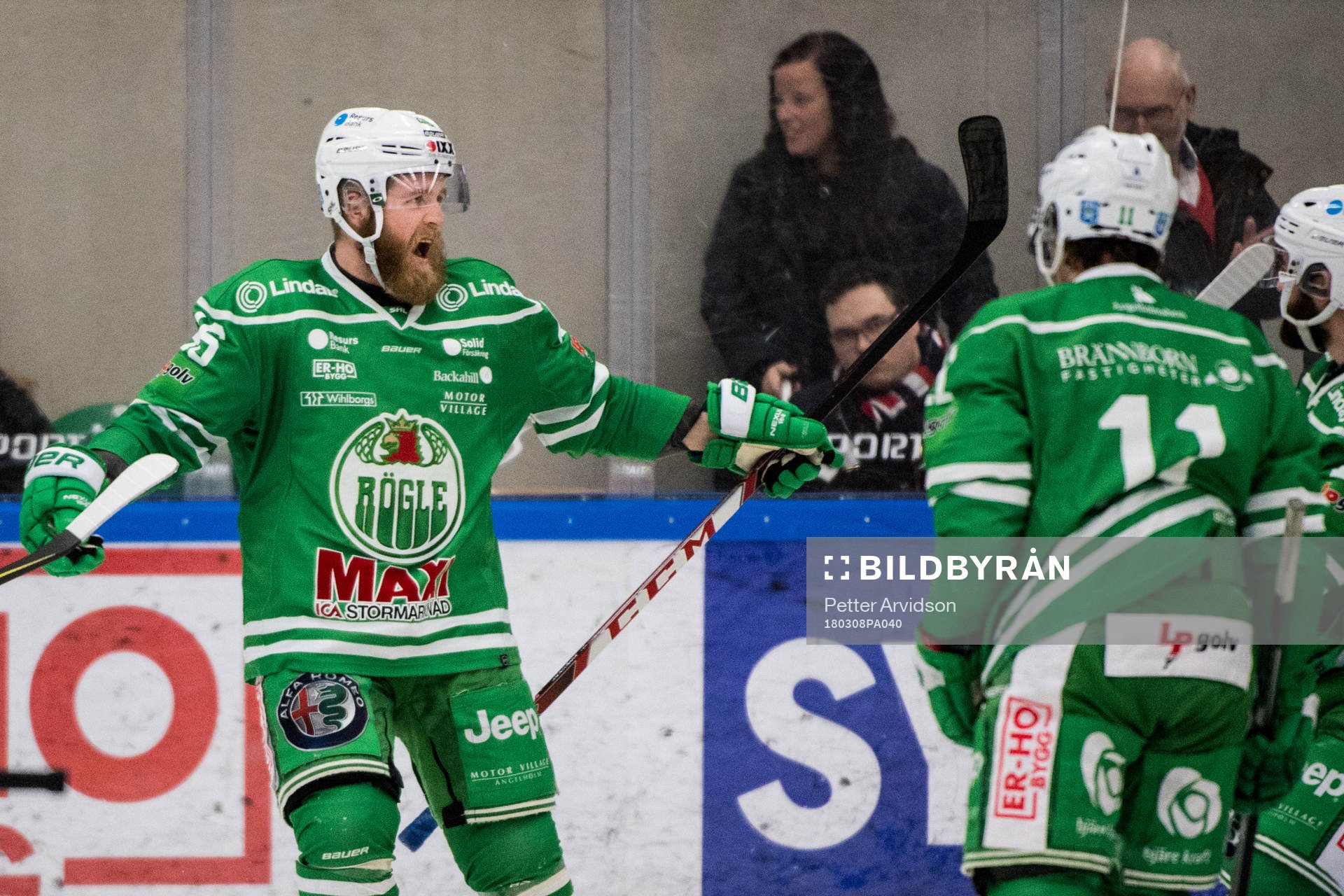 Rögles Janne Jalasvaara jublar