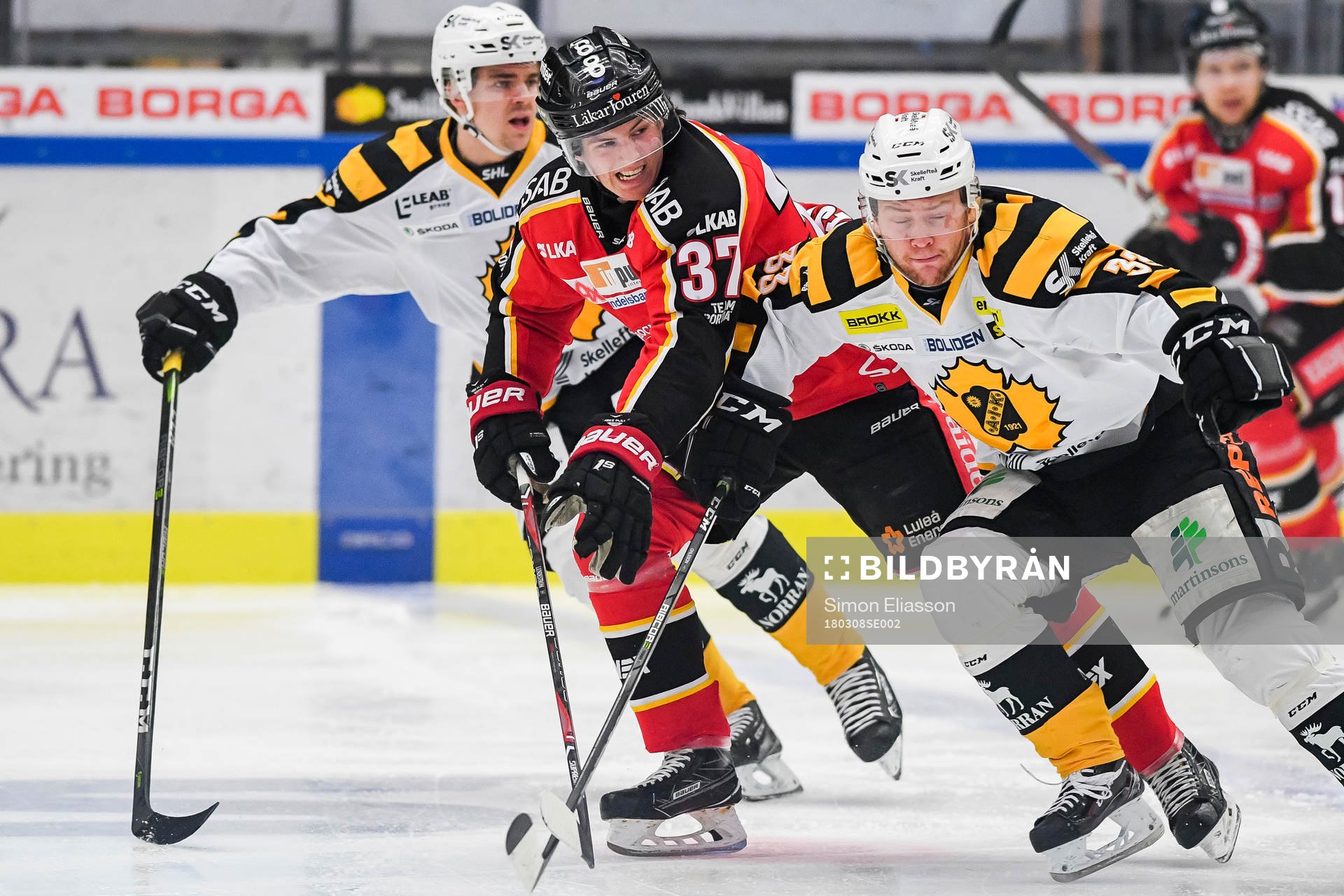 Luleås Isac Lundeström och Skellefteås Sebastian Ohlsson