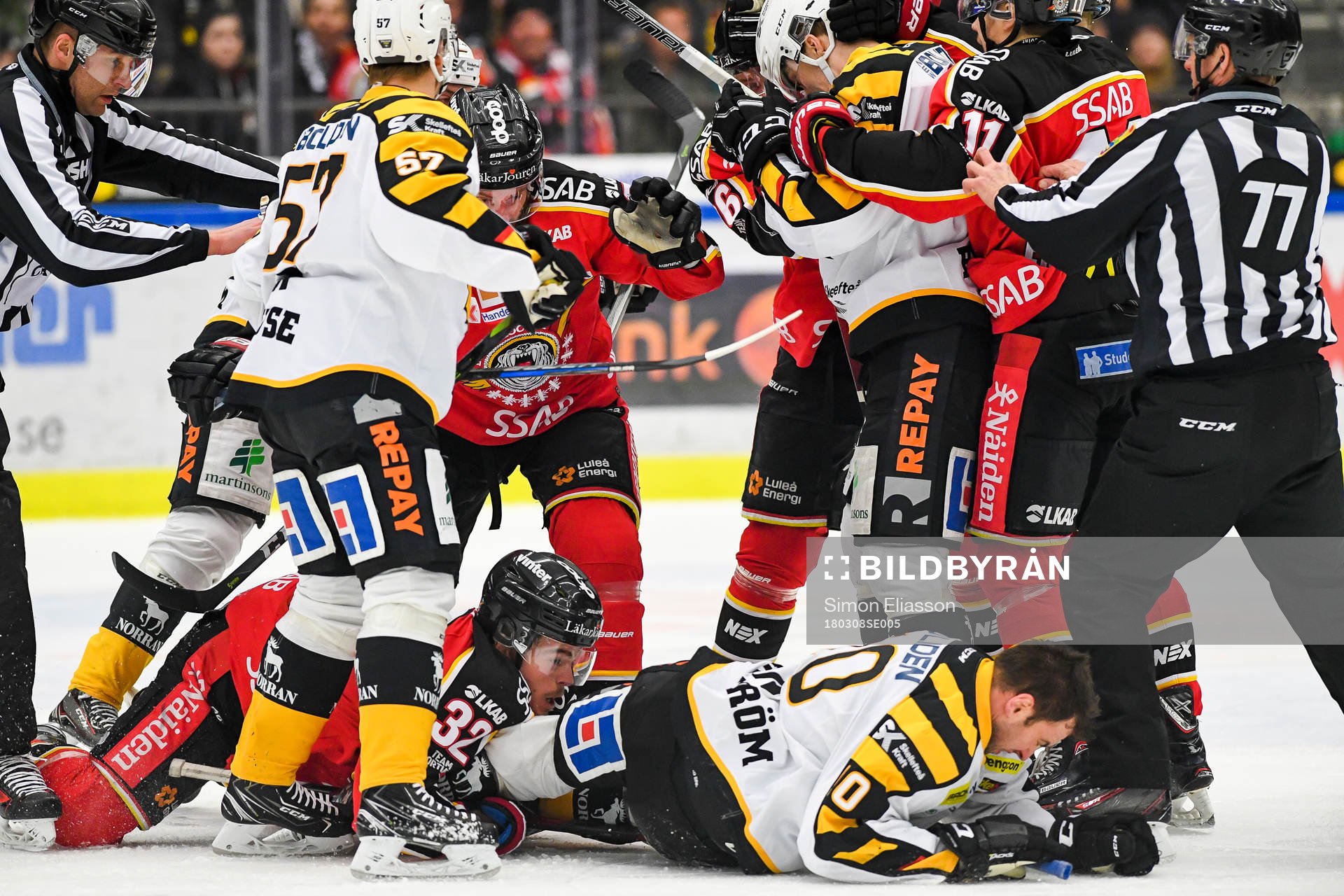 Luleås Oscar Engsund och Skellefteås Joakim Lindström