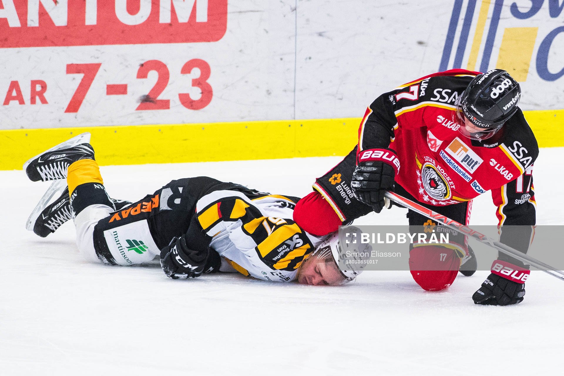 Skellefteås Emil Djuse och Luleås Andreas Falk