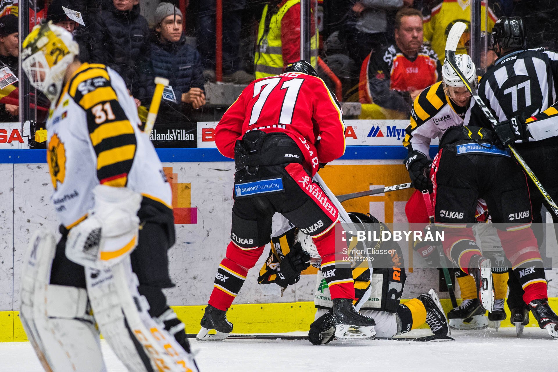Luleås Patrick Cehlin och Skellefteås Jonathan Pudas