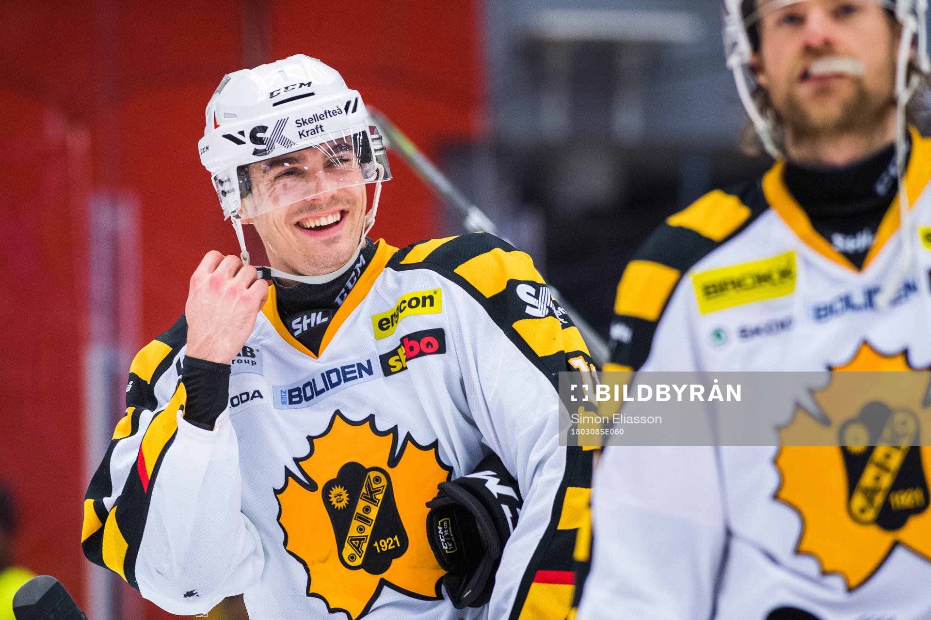 Skellefteås Henrik Hetta jublar