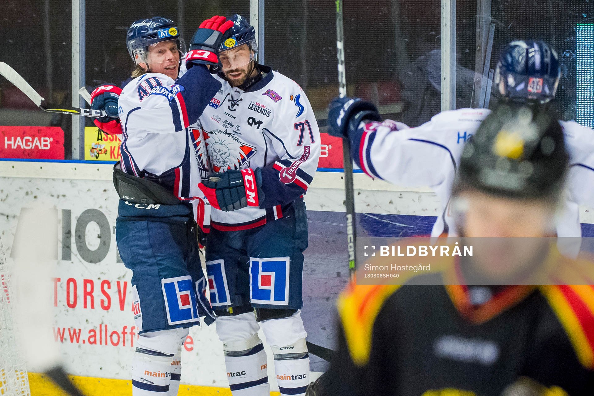 Linköpings Ken André Olimb och Daniel Olsson Trkulja