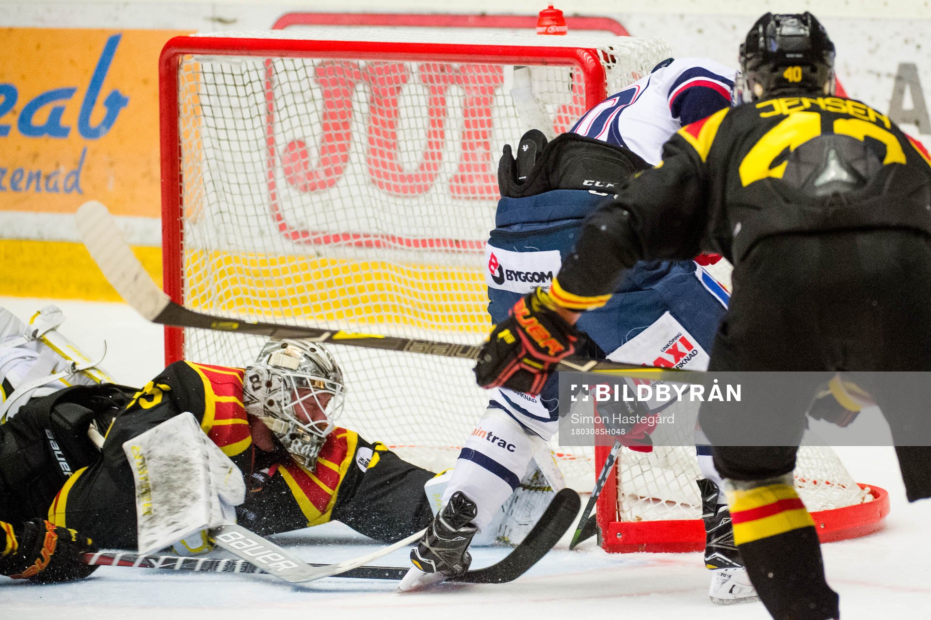 Linköpings Ken André Olimb gör 1-5 bakom Brynäs