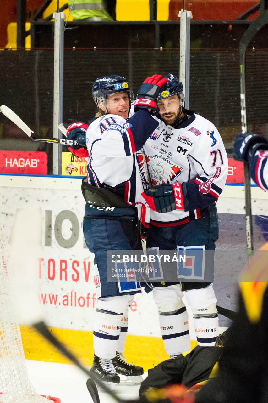 Linköpings Ken André Olimb och Daniel Olsson Trkulja