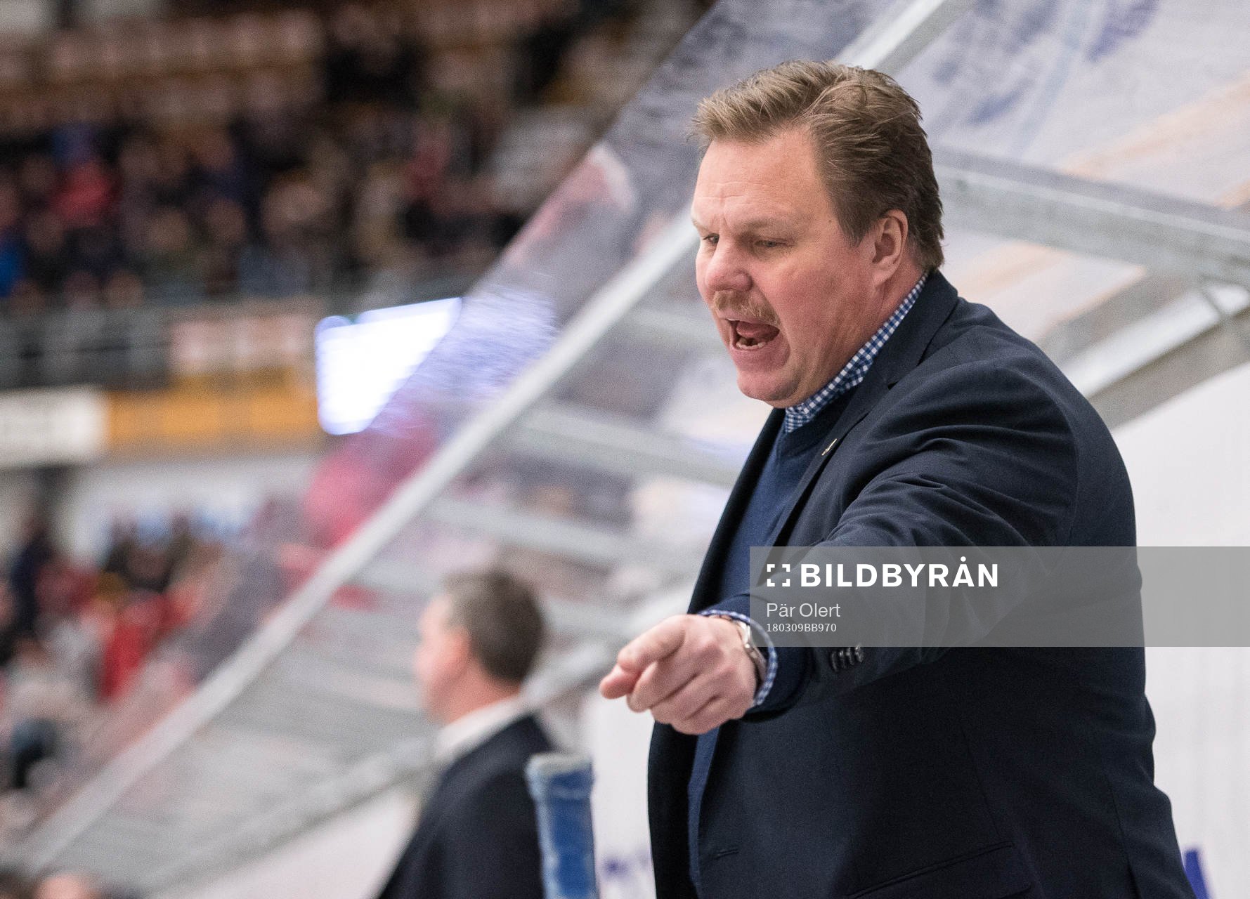 Leksands tränare Leif Carlsson