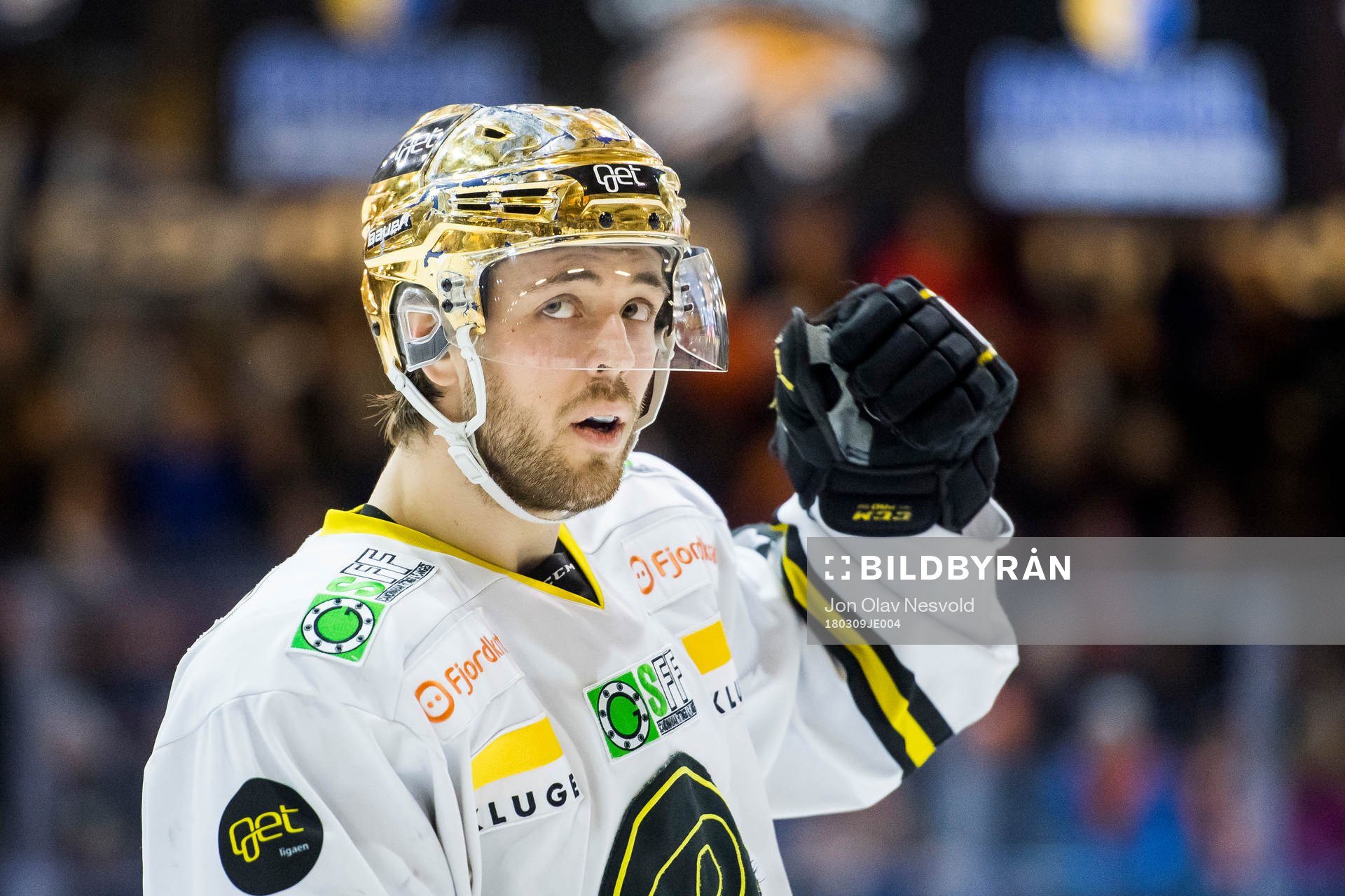 Eirik Østrem Salsten of Stavanger Oilers