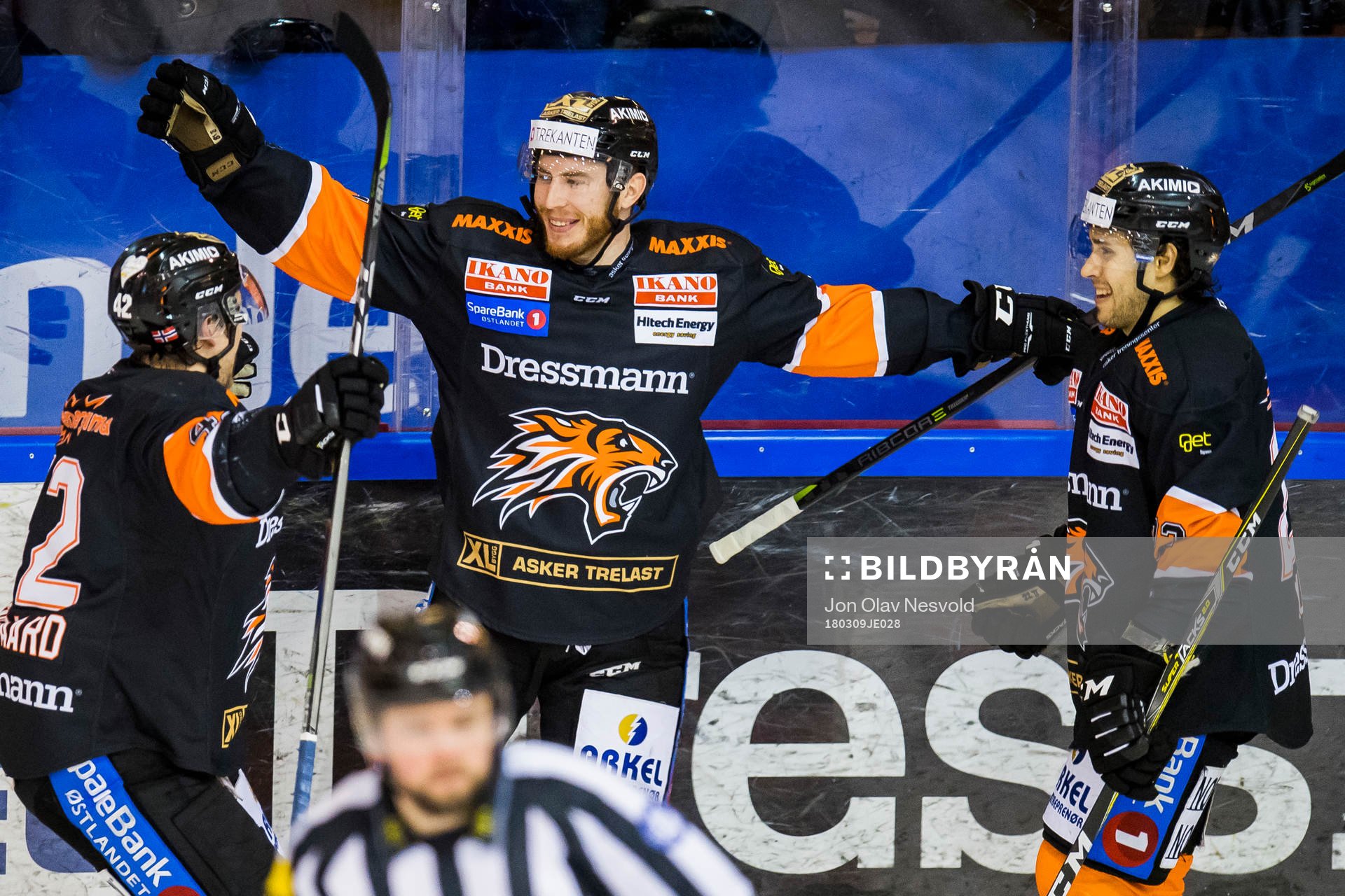 Vinny Saponari of Frisk Asker celebrates