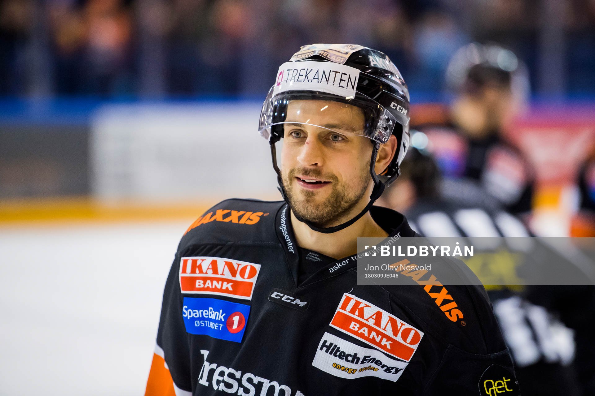 Patrick Alexander Wall of Frisk Asker celebrates 4-1