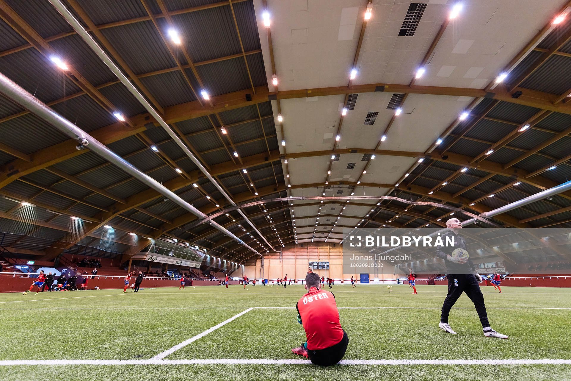 Östers målvakt Robin Malmkvist och målvakt Ramus Rydén