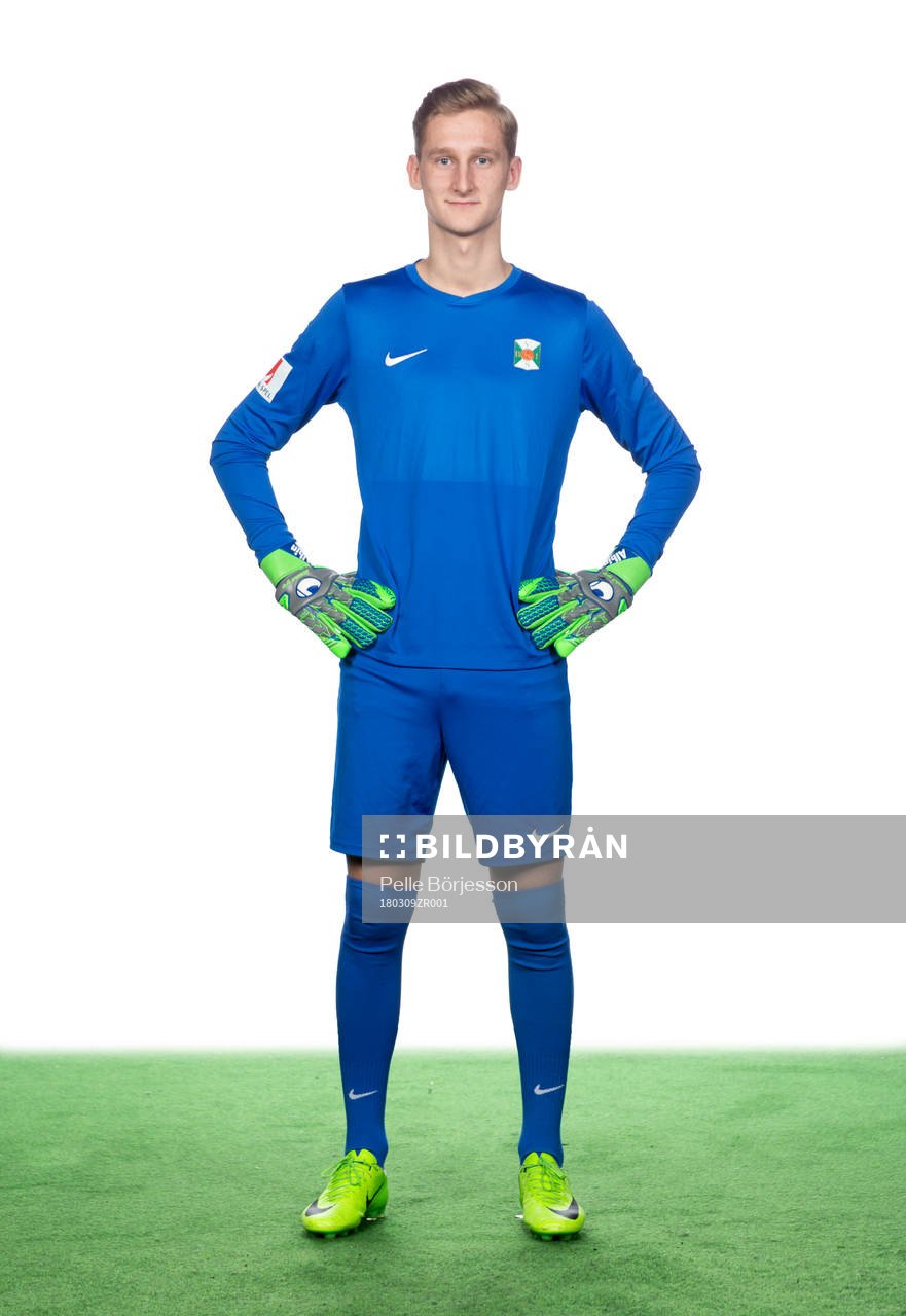 Varbergs målvakt Albin Svensson