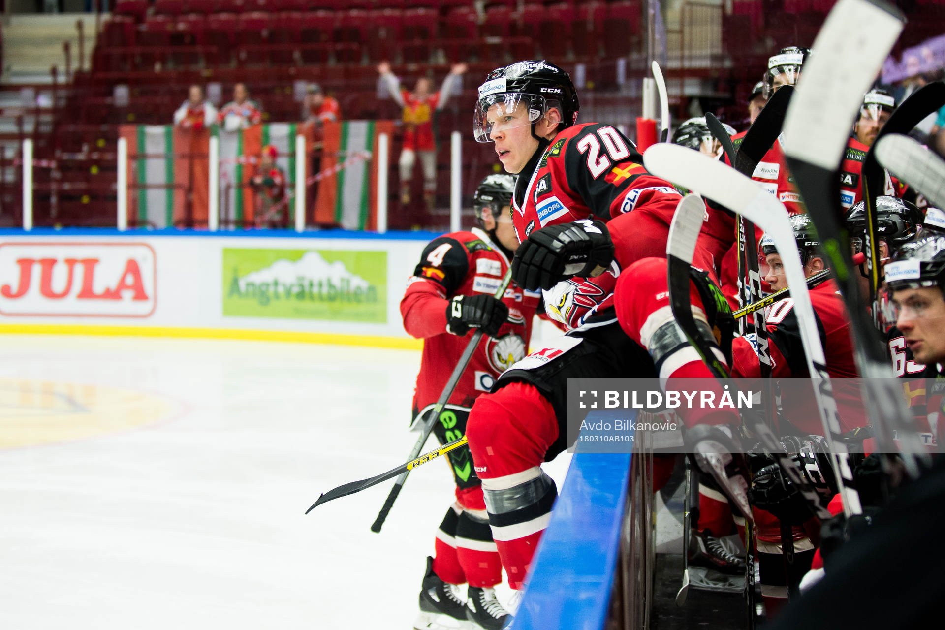 Malmö Redhawks Erik Forssell gör sig redo för inhop