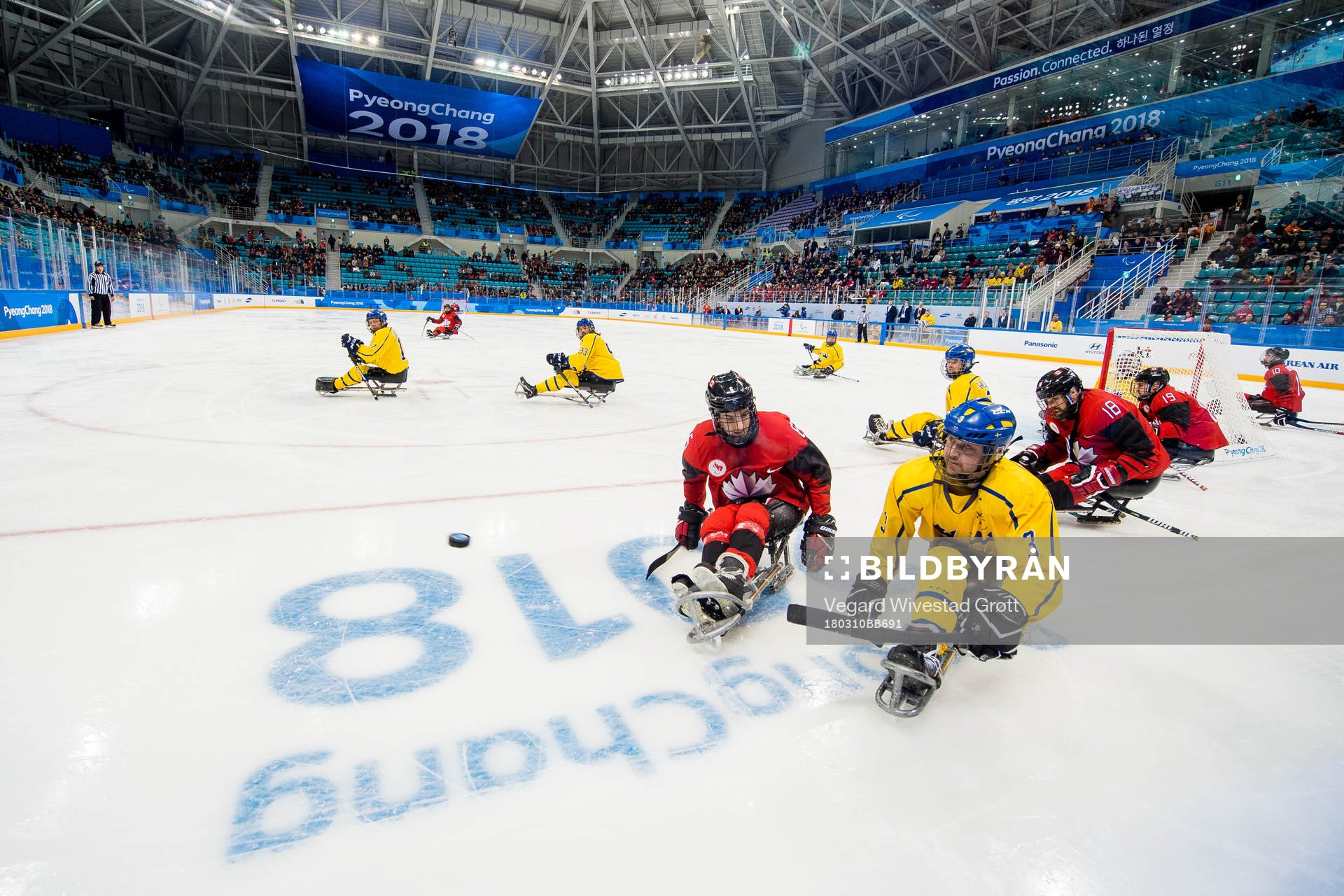Tyler McGregor of Canada and Niklas Ingvarsson of Sweden