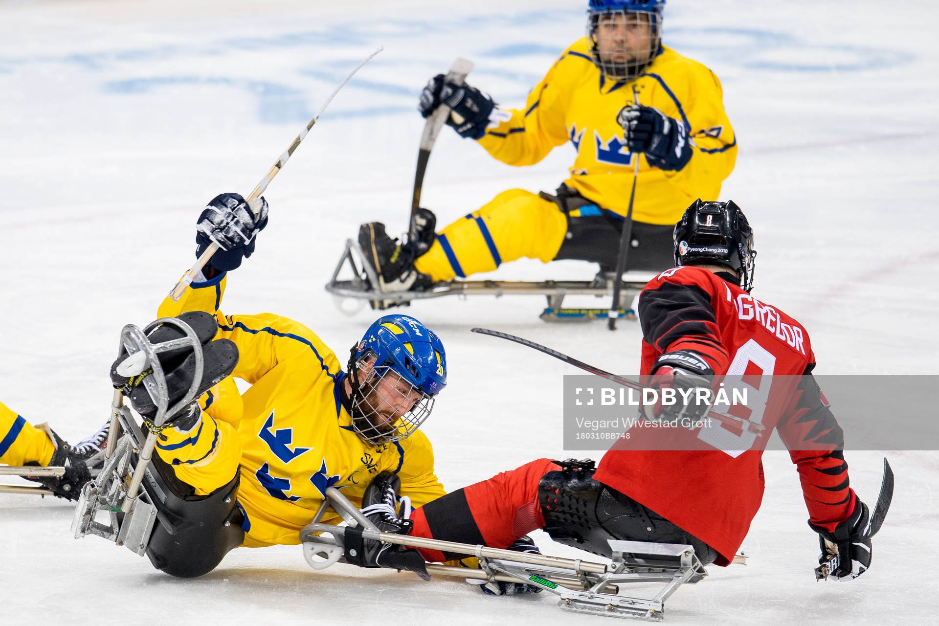 Niklas Rakos of Sweden and Tyler McGregor of Canada