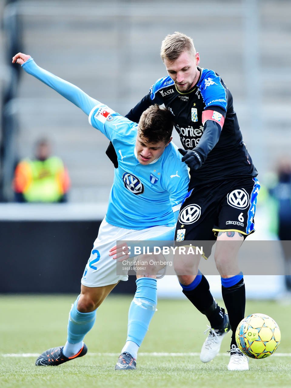 Malmö FFs Mattias Svanberg och IFK Göteborgs Sebastian