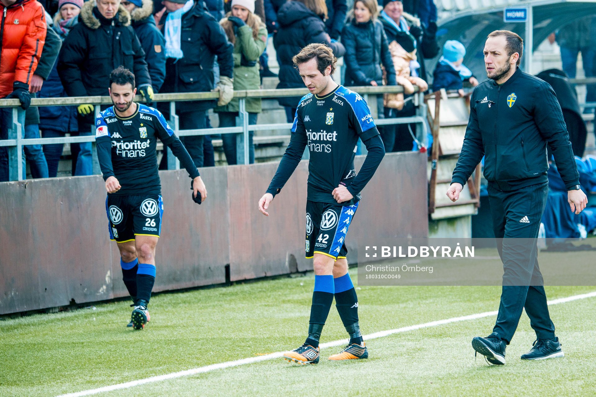 IFK Göteborgs André Calisir och Mikkel Diskerud deppar