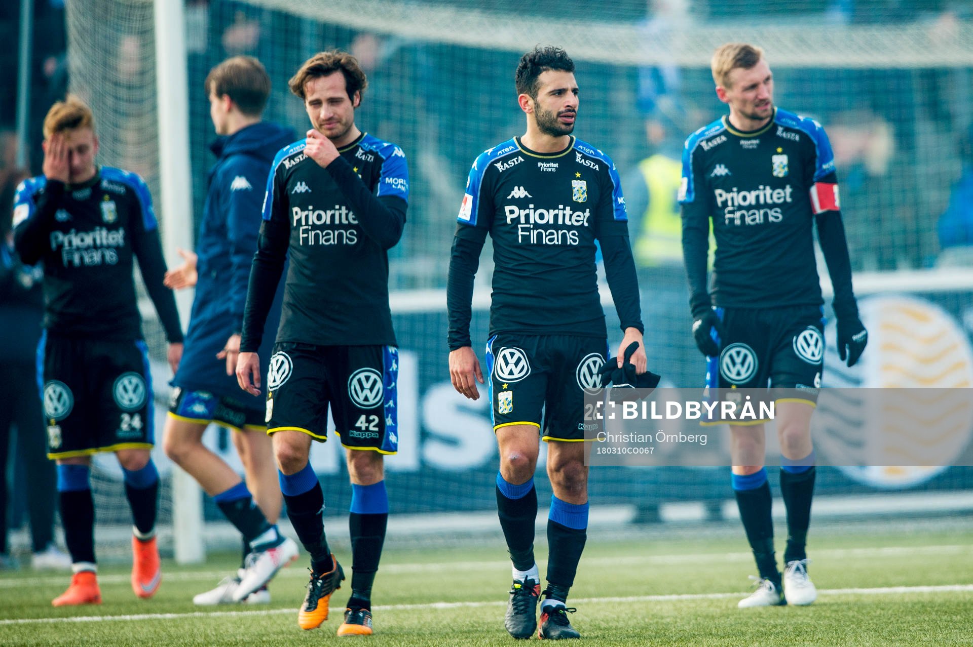IFK Göteborgs Mikkel Diskerud, André Calisir och