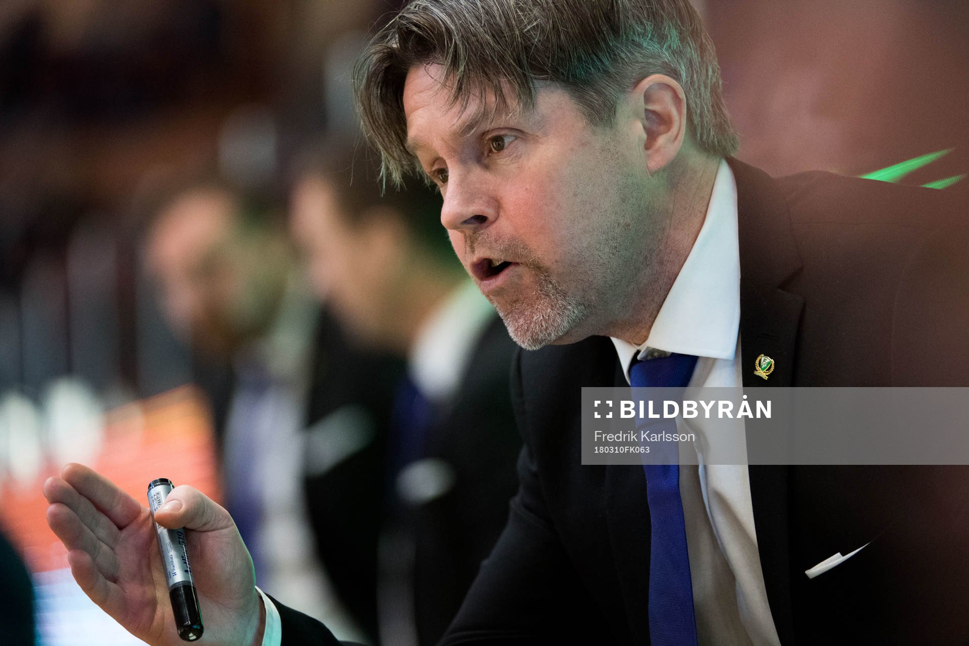 Färjestads assisterande tränare Anders Karlsson