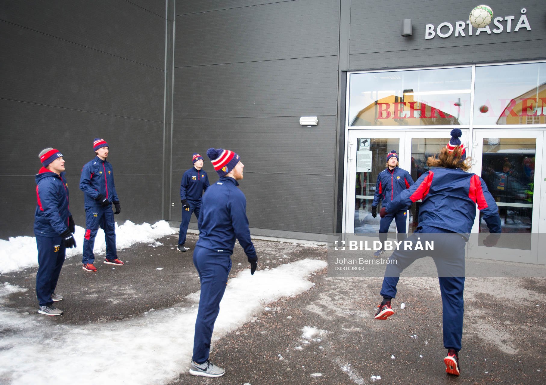 Djurgårdens Jesper Pettersson, David Bernhardt och