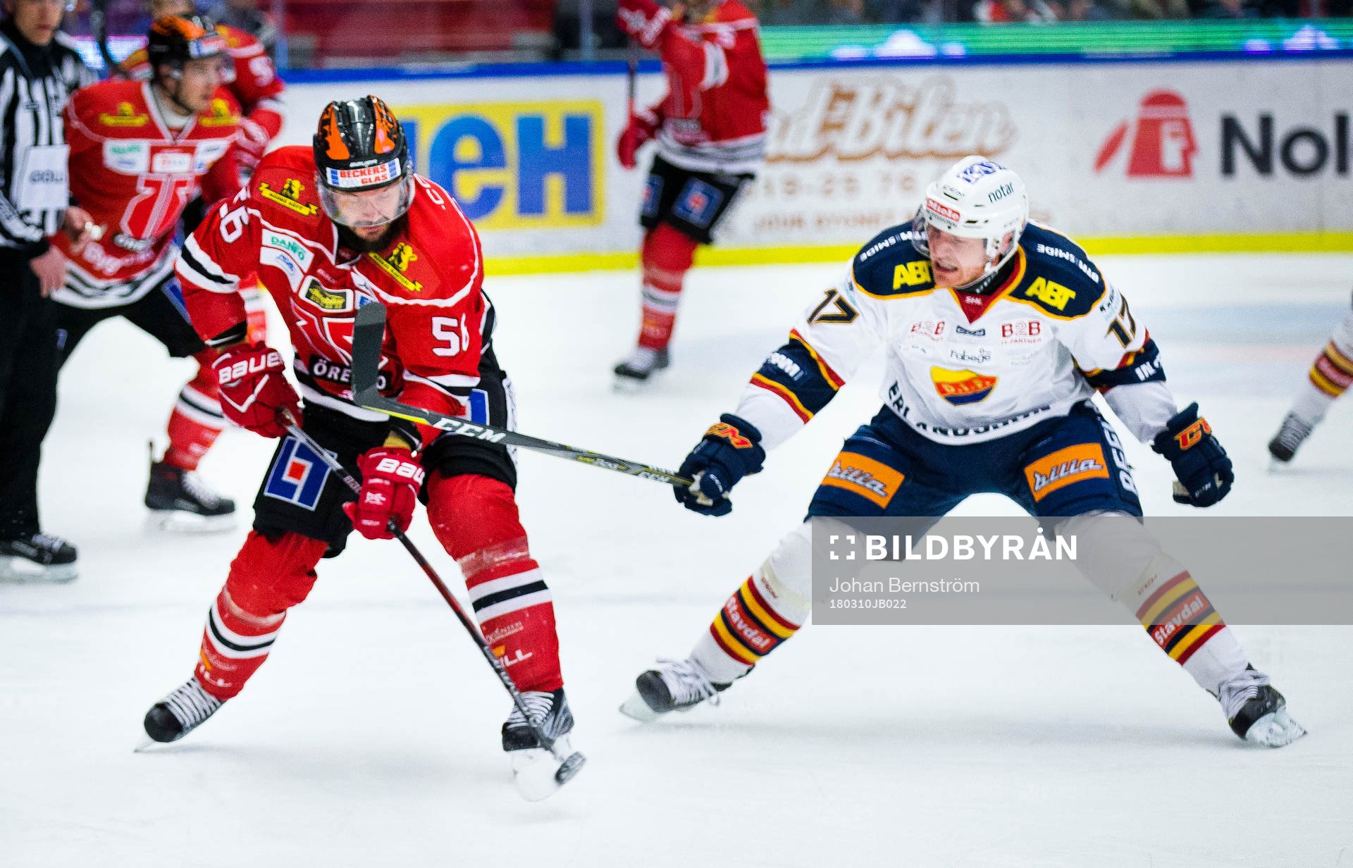 Örebros Johan Wiklander och Djurgårdens Henrik Eriksson