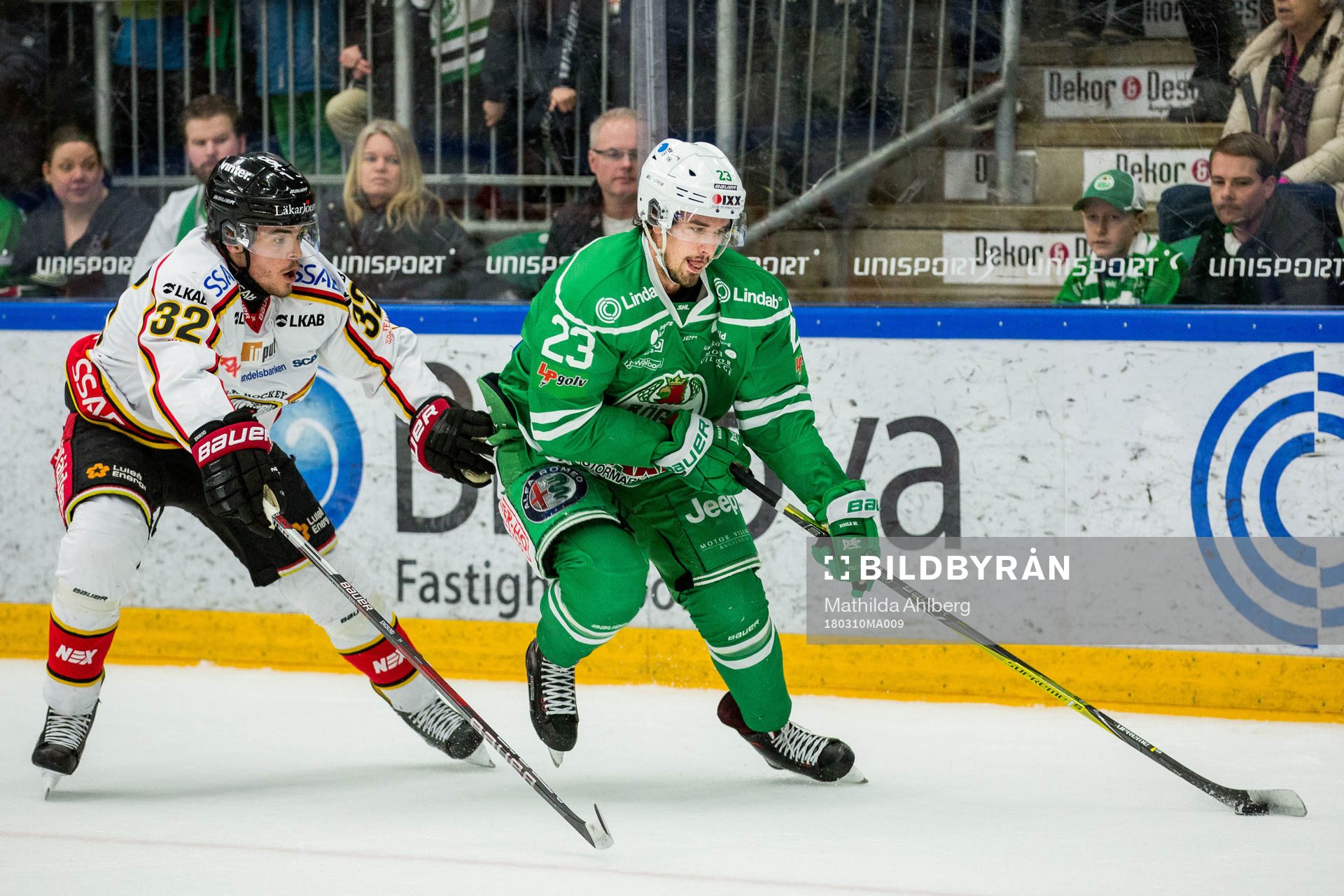 Luleås Oscar Engsund och Rögles Daniel Sylwander