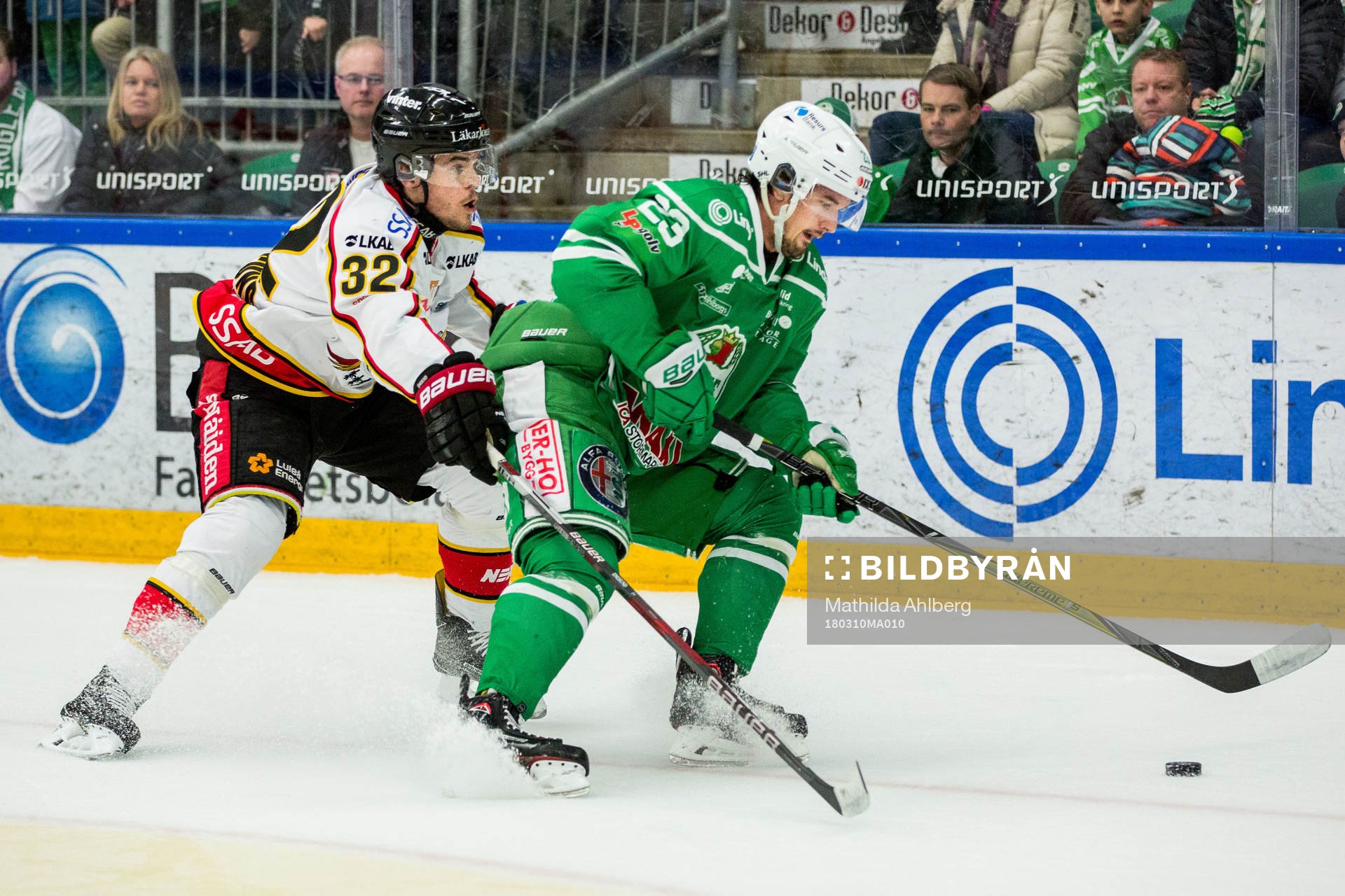 Luleås Oscar Engsund och Rögles Daniel Sylwander