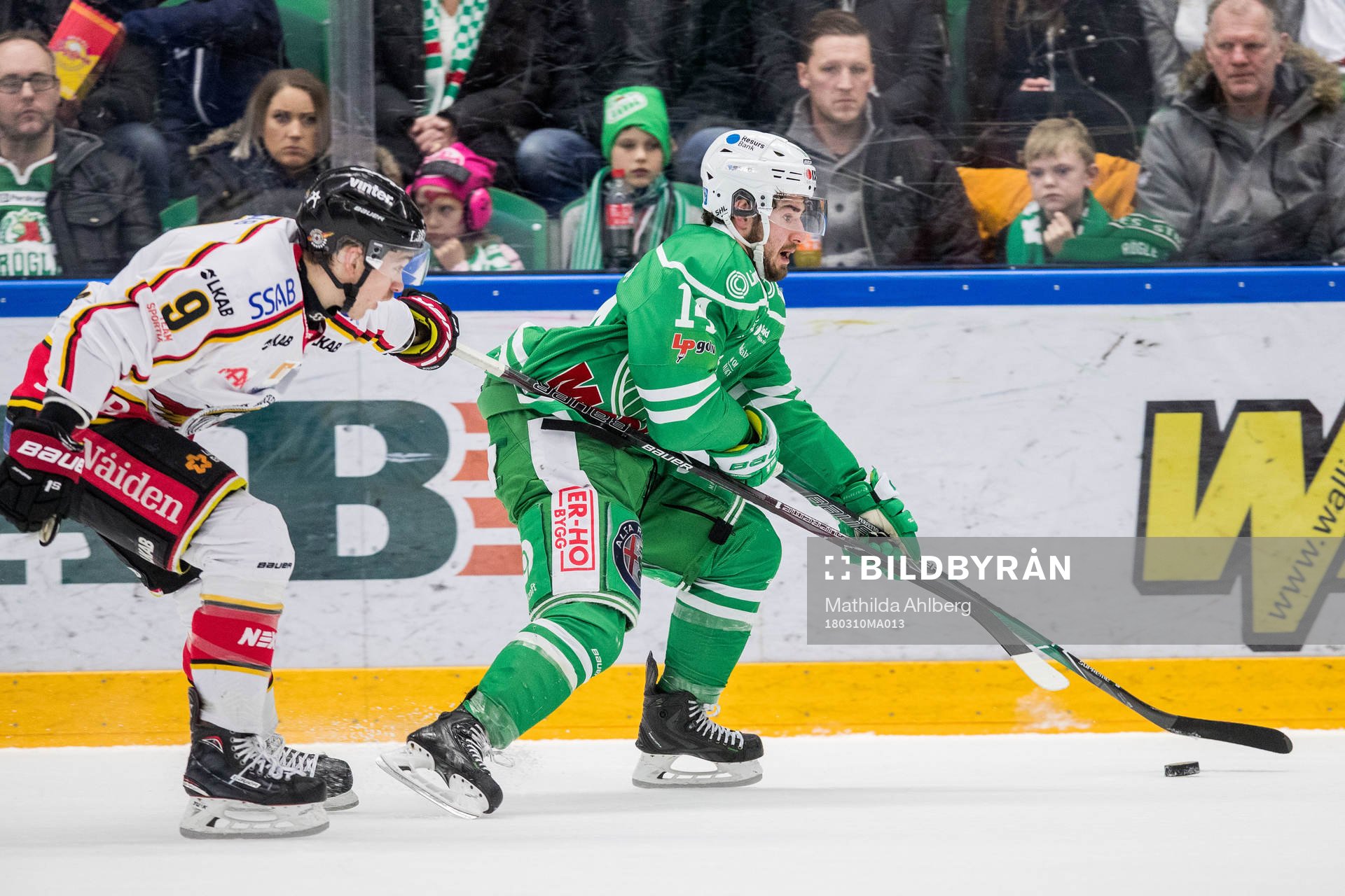 Luleås Johan Forsberg och Rögles Stephen Perfetto