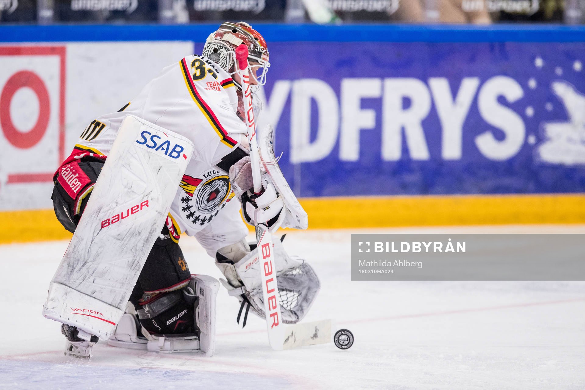 Luleås målvakt Joel Lassinatti