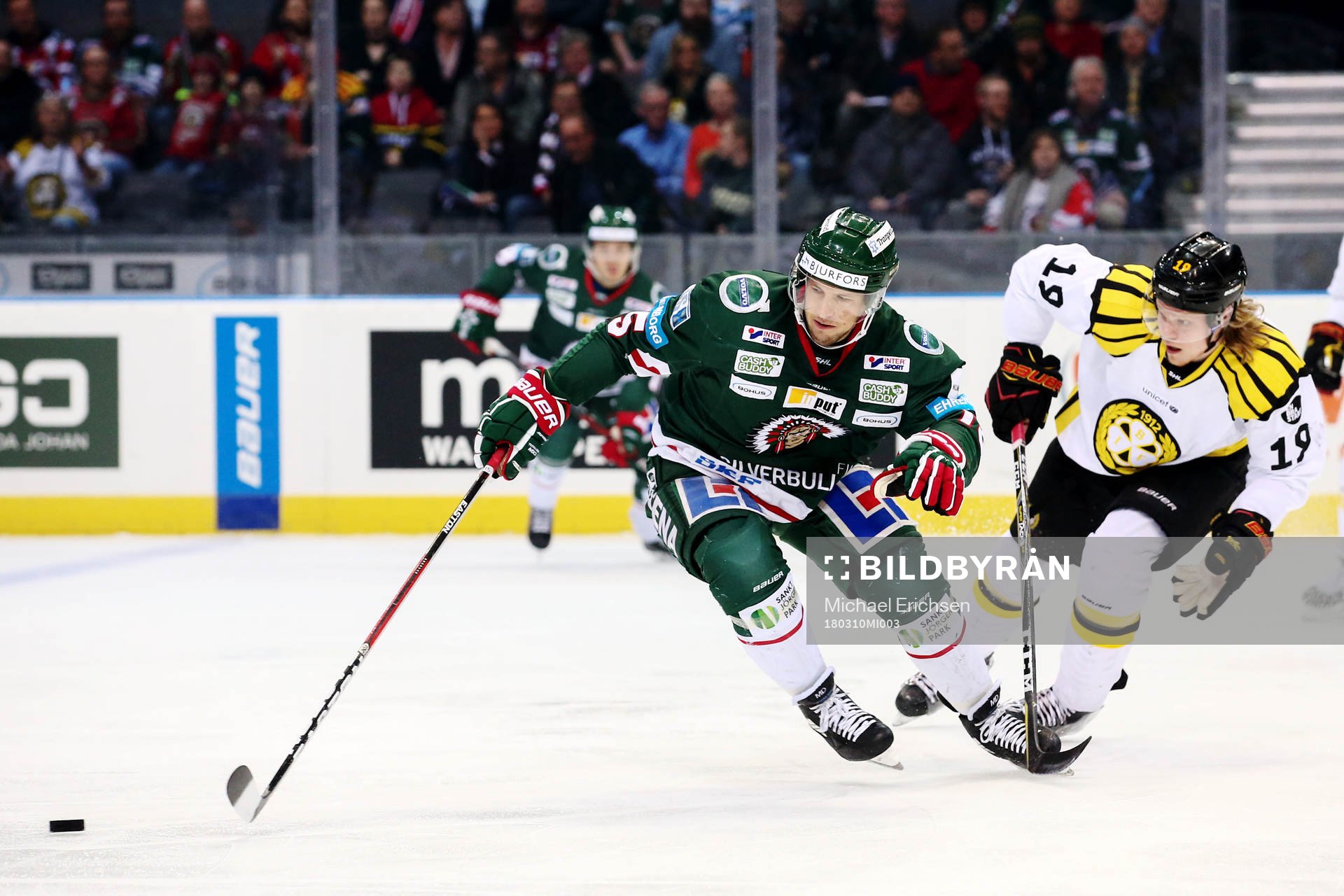 Frölundas Matt Donovan och Brynäs Ludvig Nilsson