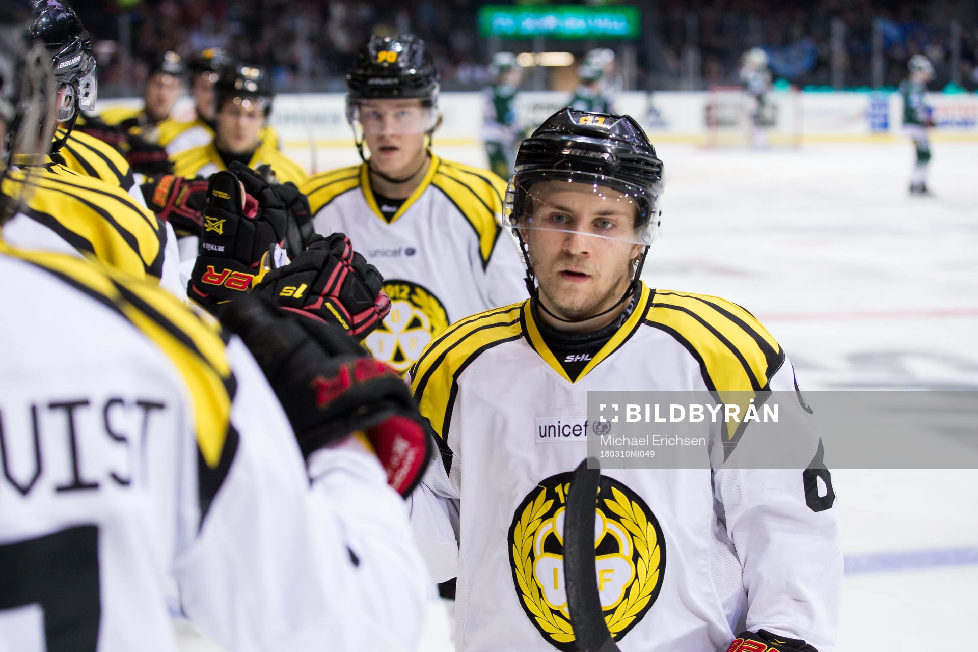 Brynäs Juuso Ikonen jublar