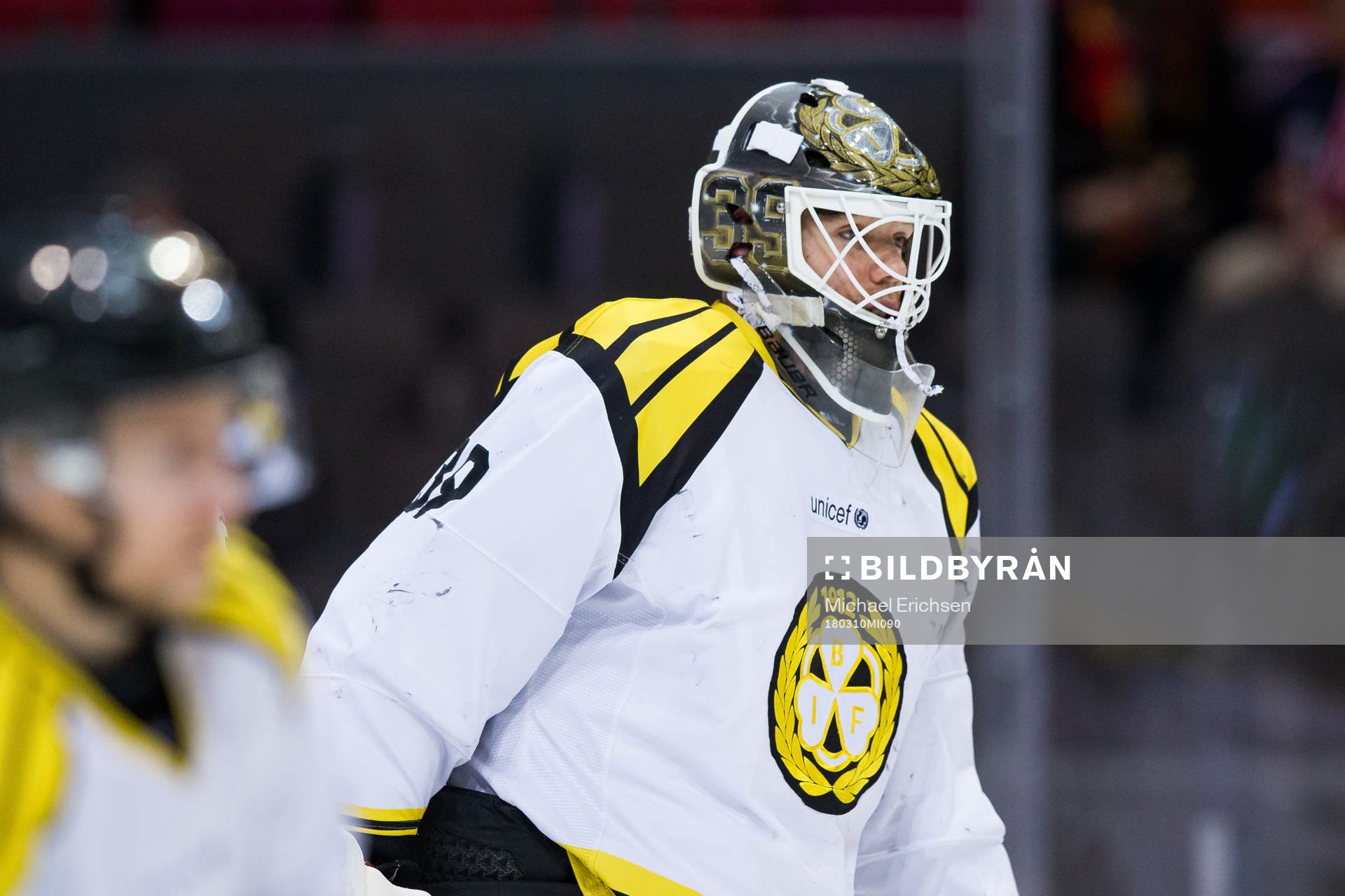 Brynäs målvakt Linus Fernström
