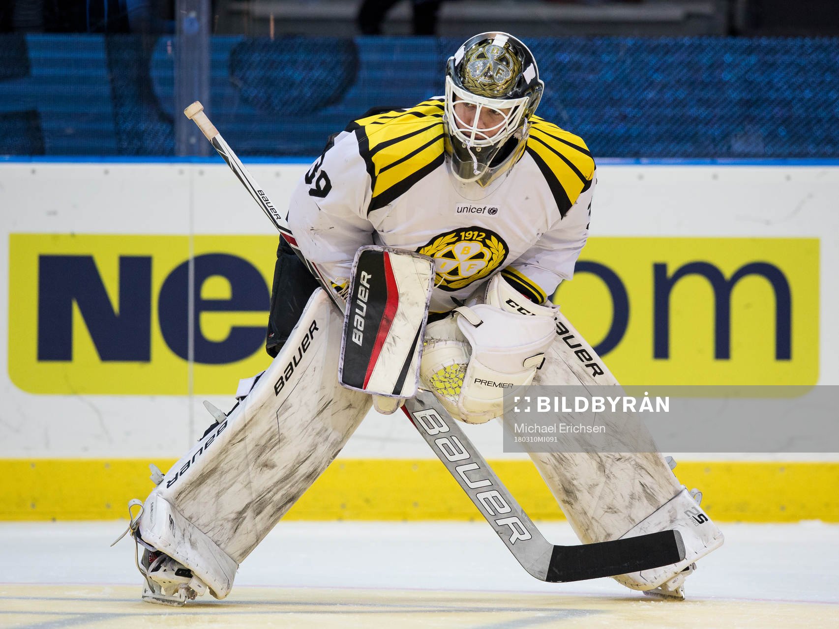 Brynäs målvakt Linus Fernström