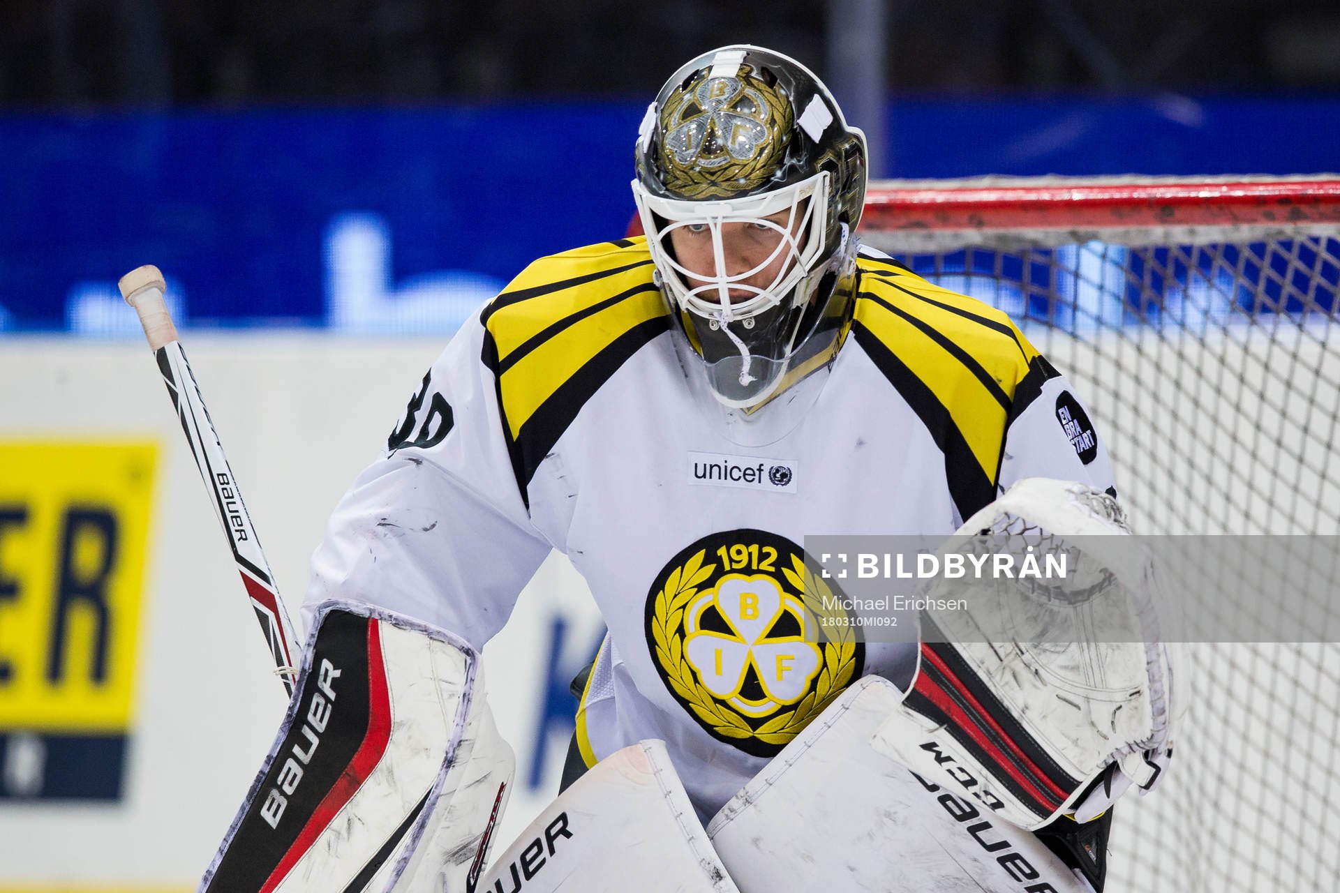 Brynäs målvakt Linus Fernström