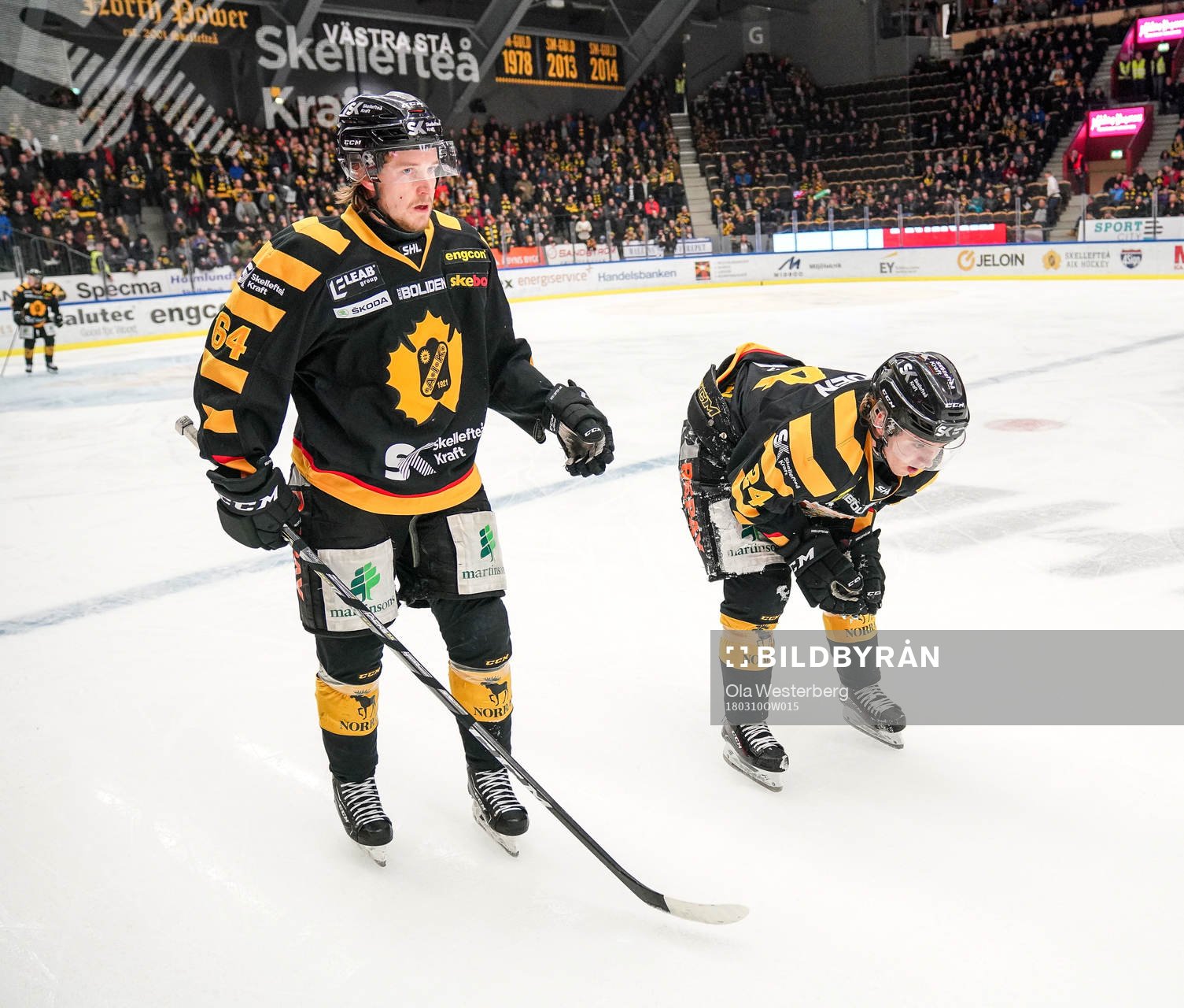Skellefteås Jonathan Pudas och Andreas Wingerli