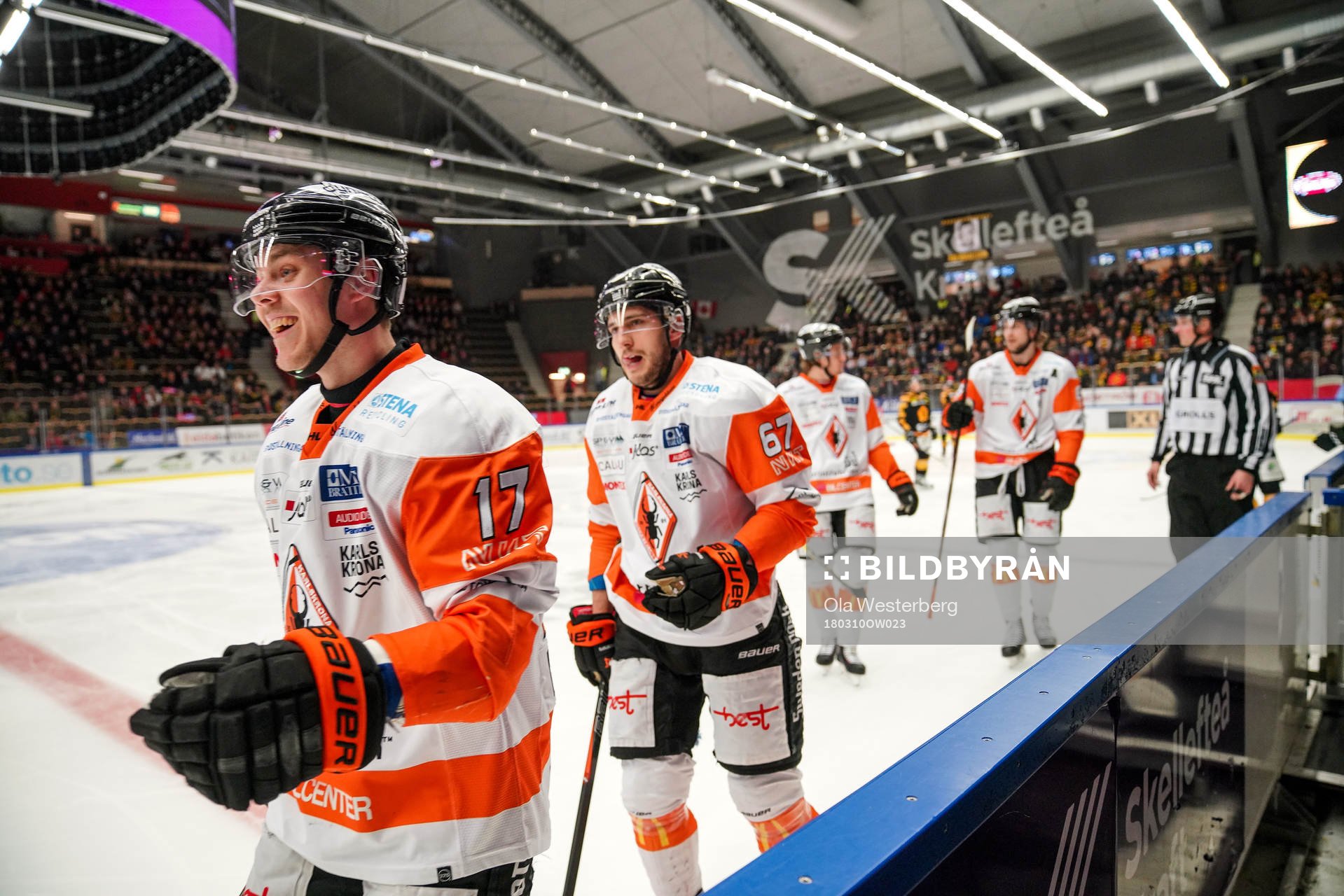 Karlskronas Joel Kellman jublar