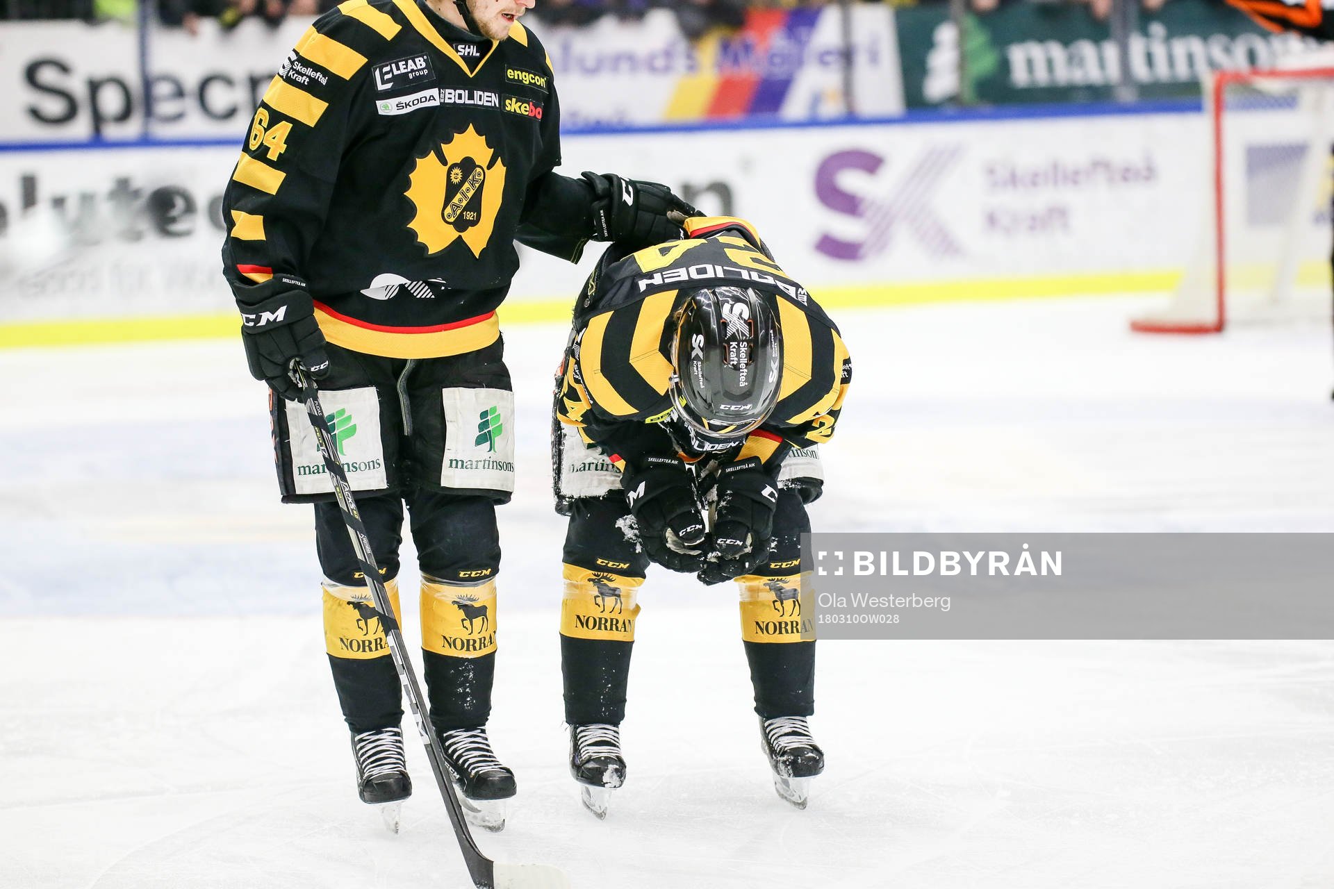 Skellefteås Jonathan Pudas och Andreas Wingerli