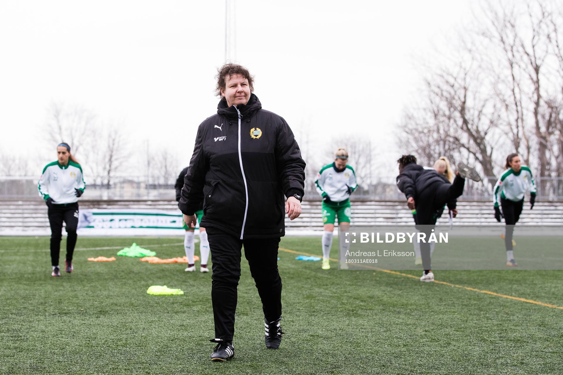 Hammarbys tränare Ann-Helén Grahm