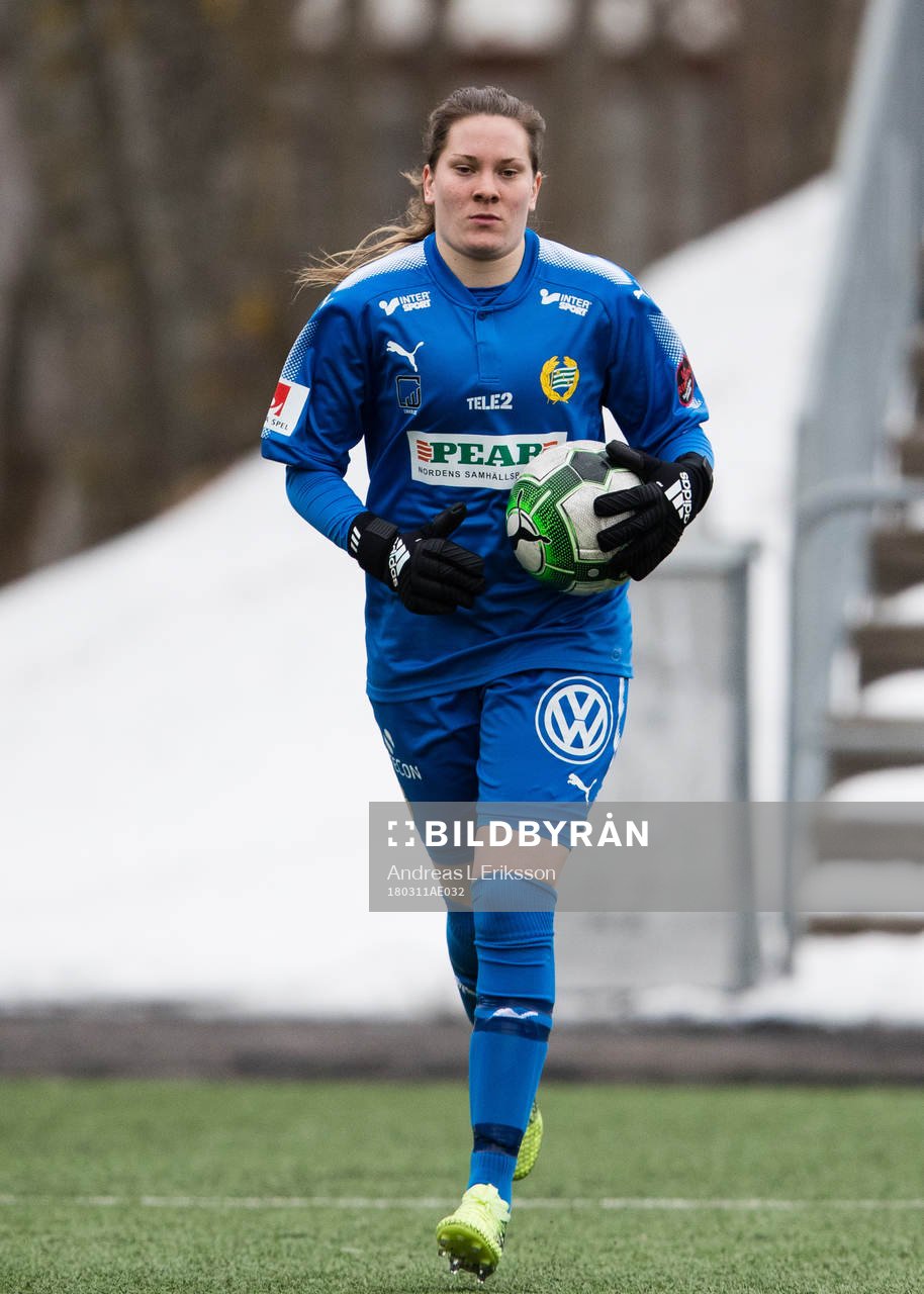 Hammarbys målvakt Caroline Forsgren
