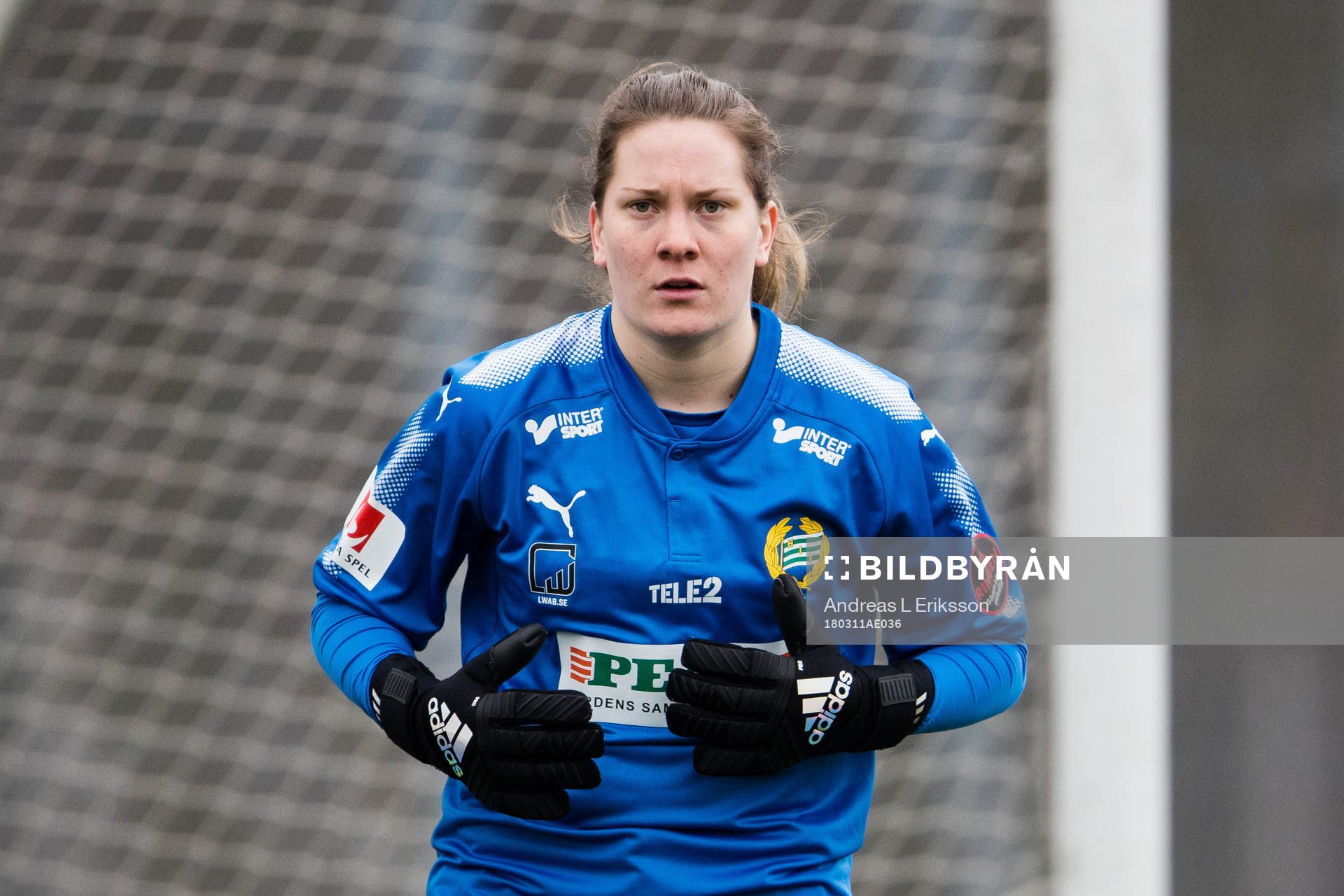 Hammarbys målvakt Caroline Forsgren