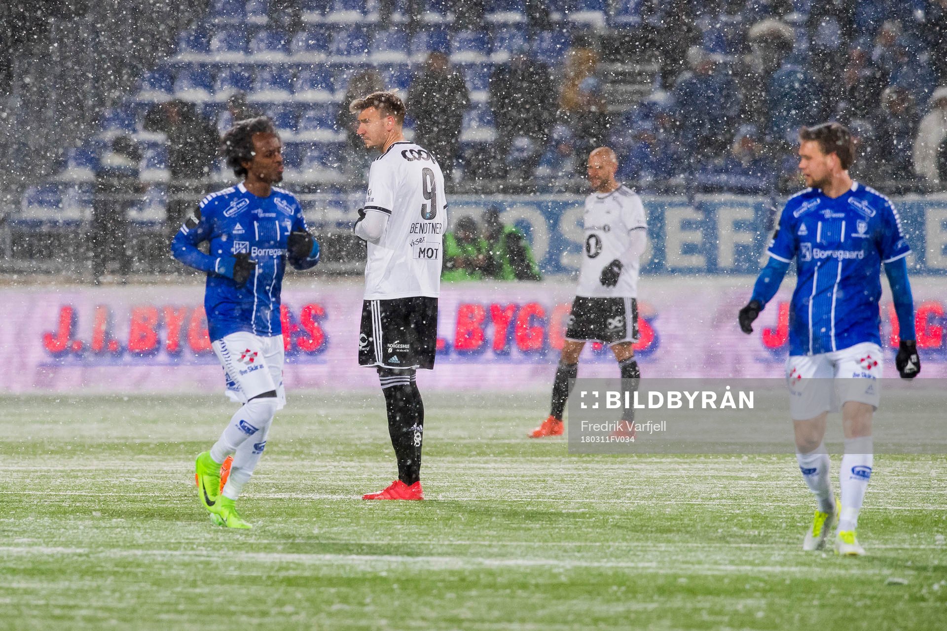 Nicklas Bendtner of Rosenborg looks dejected