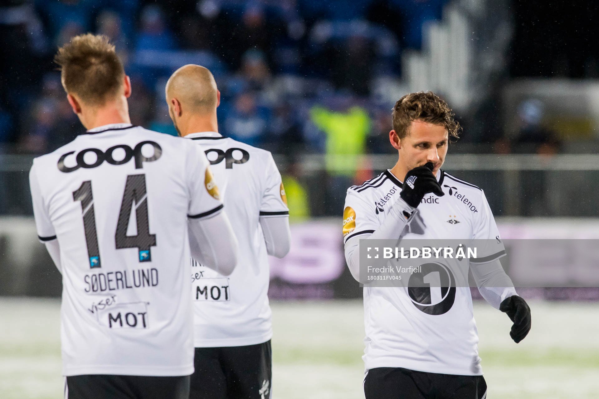 Vegar Eggen Hedenstad of Rosenborg looks dejected
