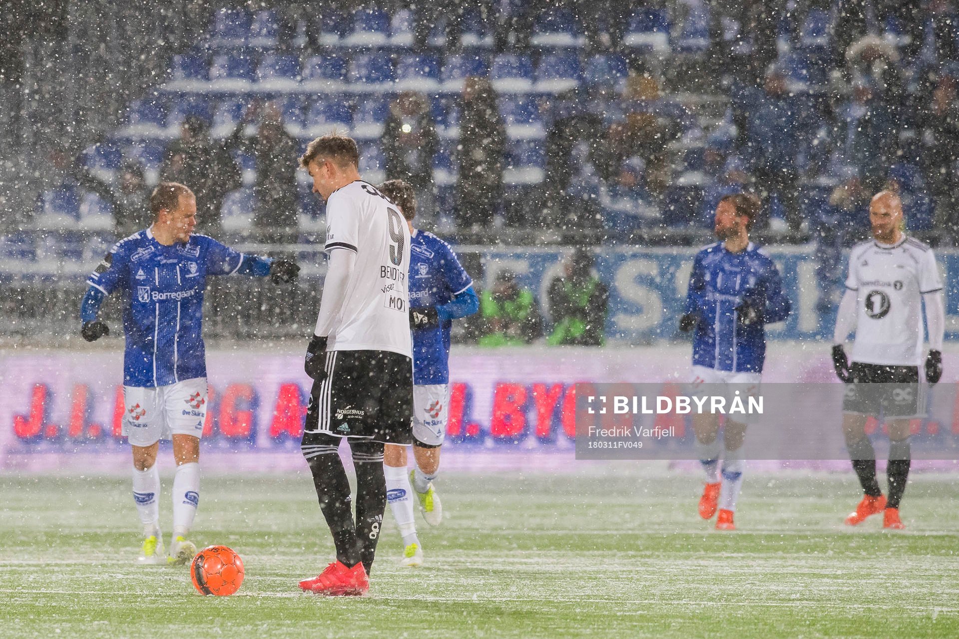 Nicklas Bendtner of Rosenborg looks dejected