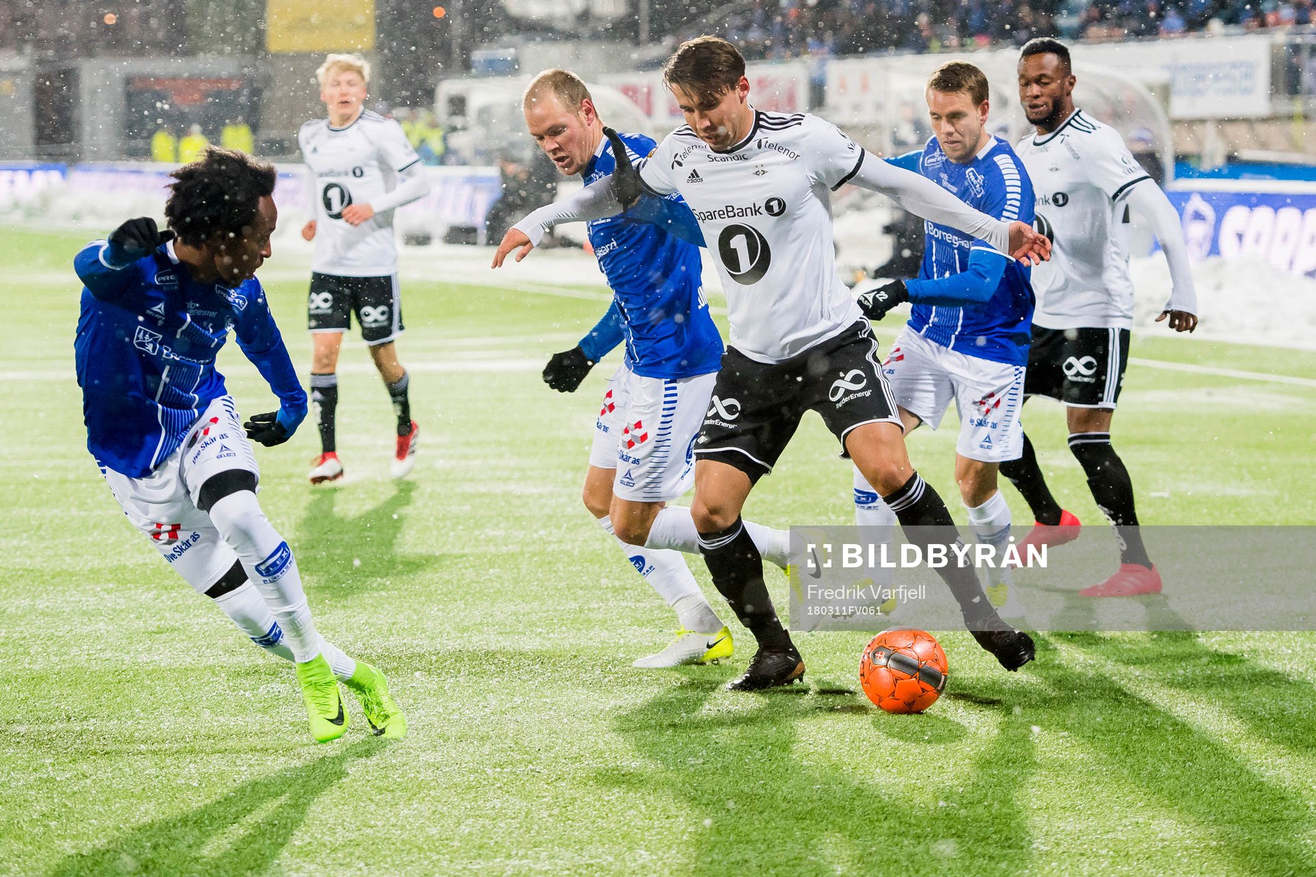 Amin Askar, Matti Lund Nielsen of Sarpsborg 08 and Anders