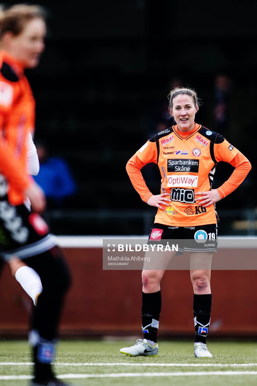 Kristianstads Becky Edwards deppar