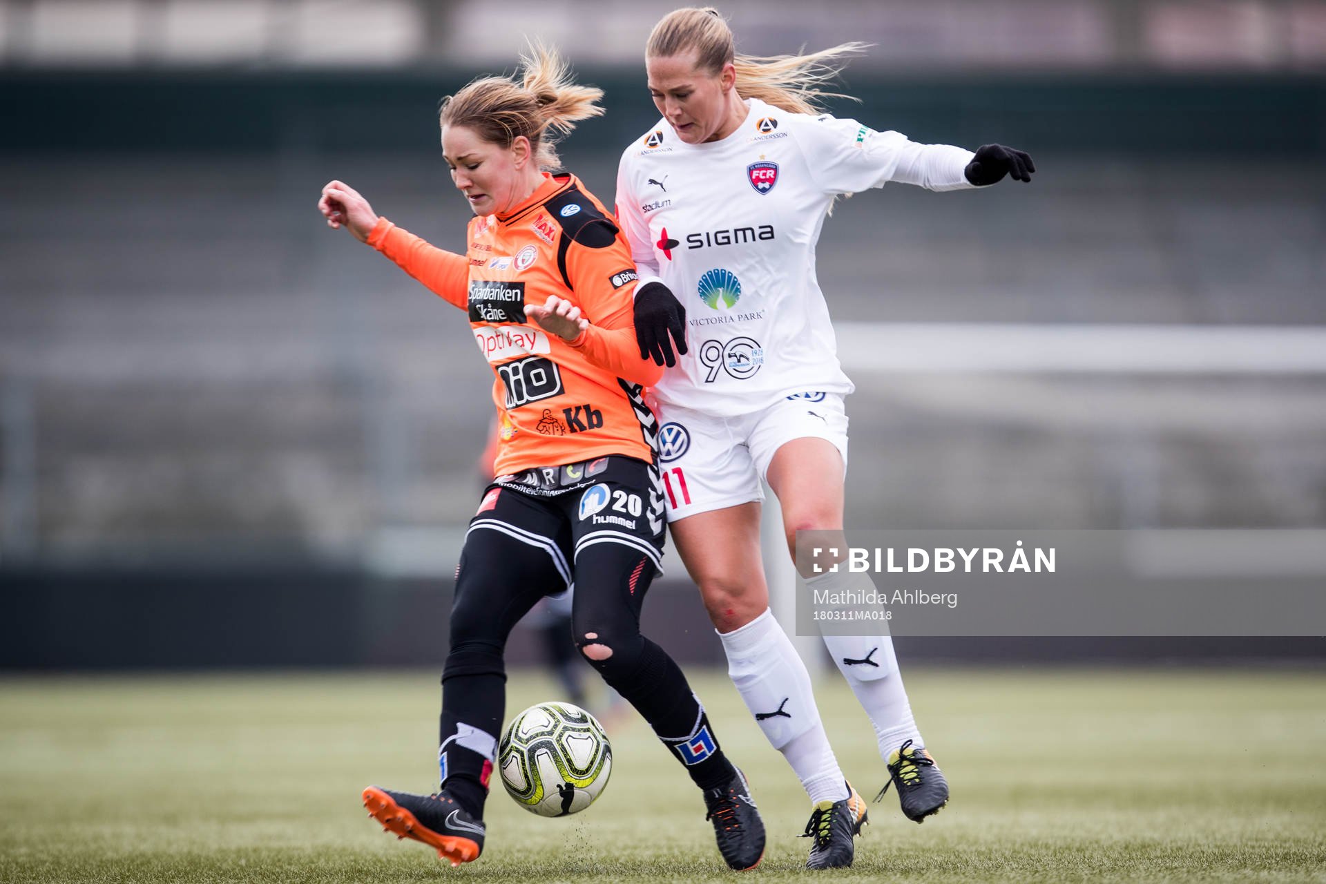 Kristianstads Mia Carlsson och Rosengårds Lisa-Marie