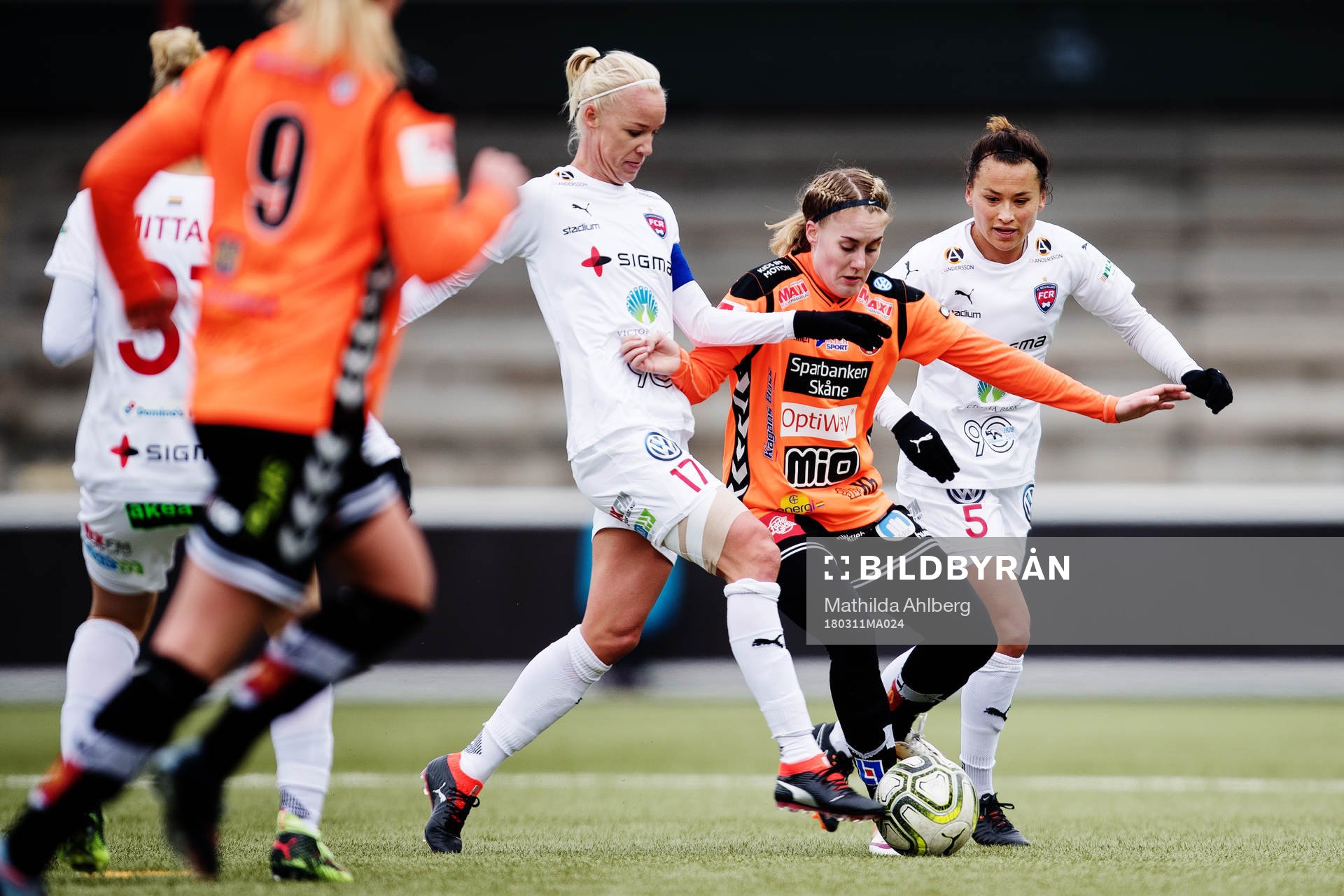 Rosengårds Caroline Seger och Alexandra Lowe Riley